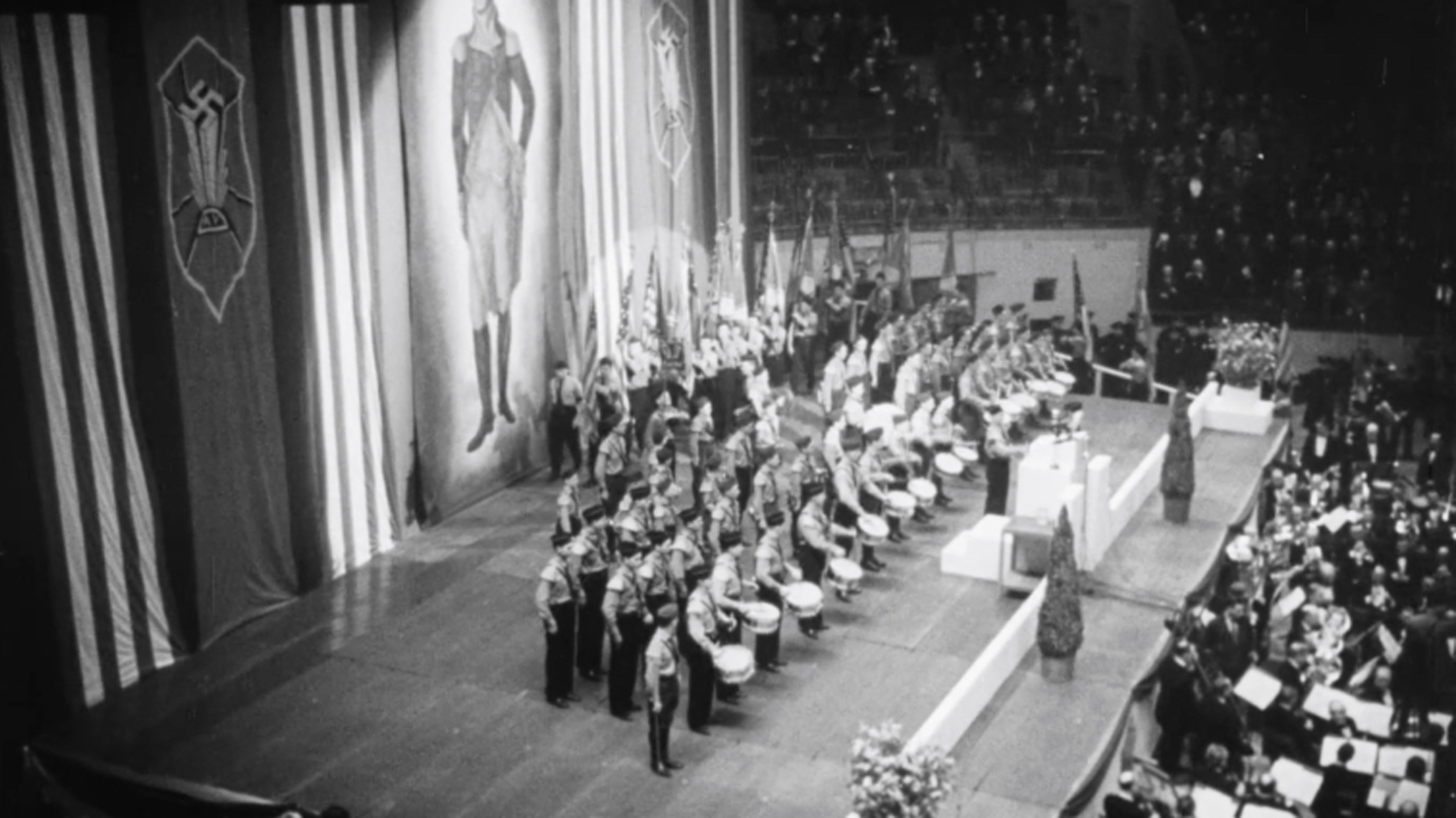 Backdrop for A Night at the Garden