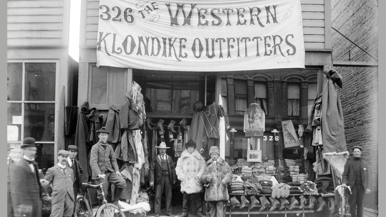 Backdrop for The Klondike Gold Rush
