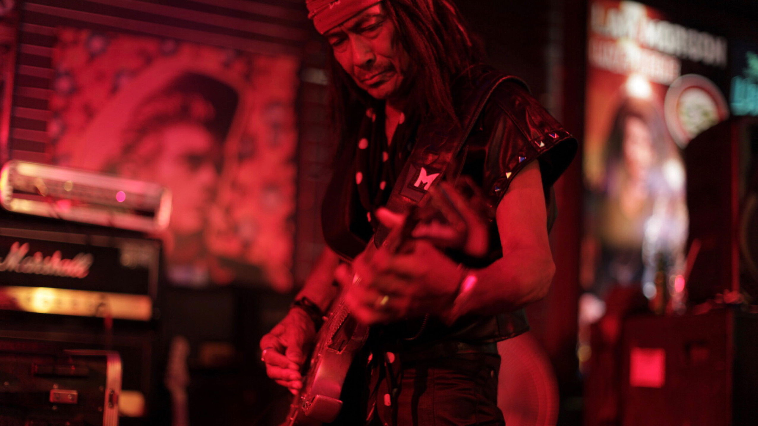 Backdrop for The Guitar King