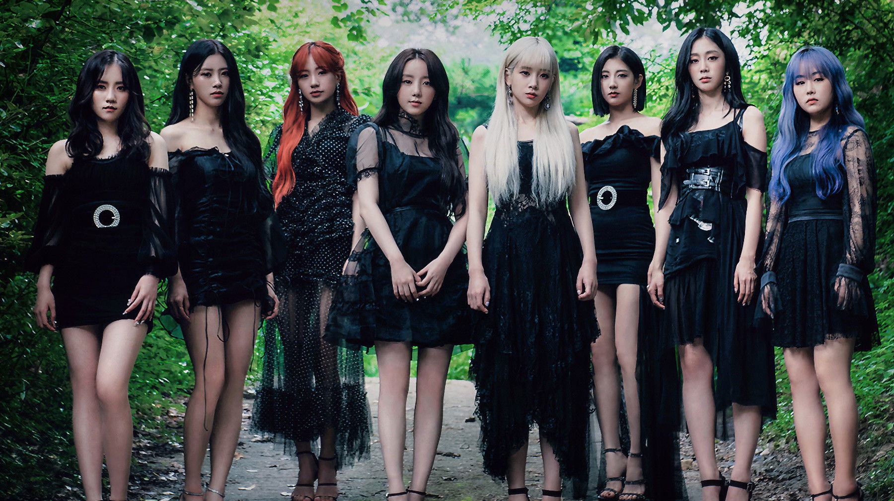 Backdrop for LOVELYZ ONTACT Concert "Deep Forest"