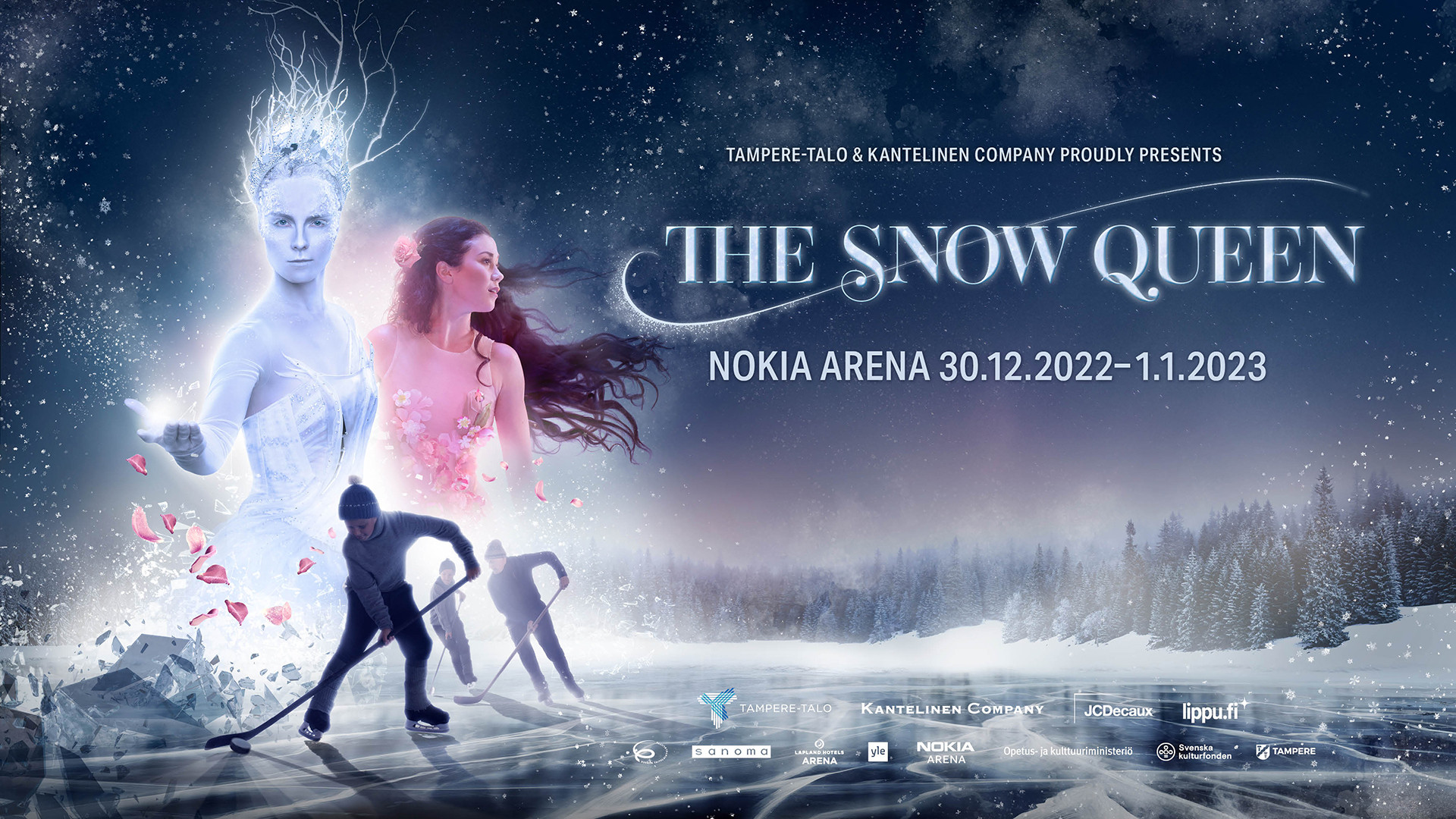 Backdrop for The Snow Queen - Ice Ballet