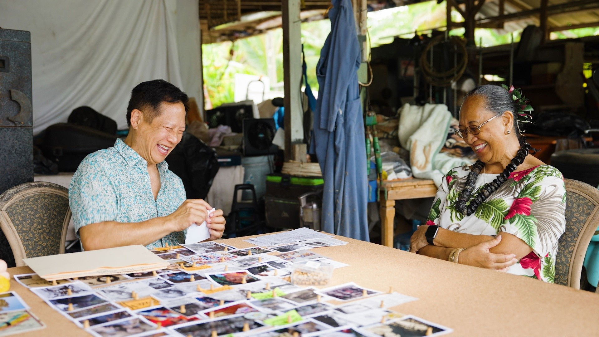 Backdrop for Shaka: A Story of Aloha
