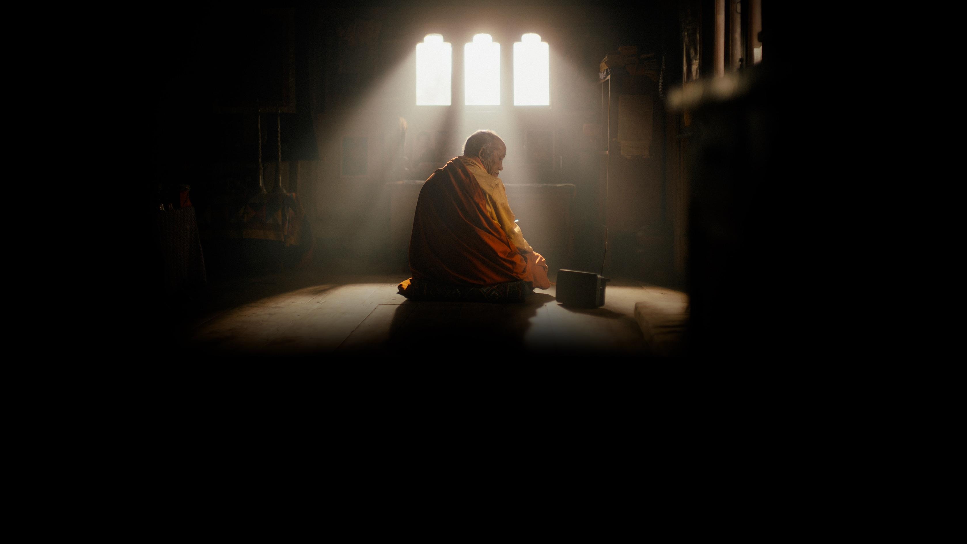 Backdrop for The Monk and the Gun