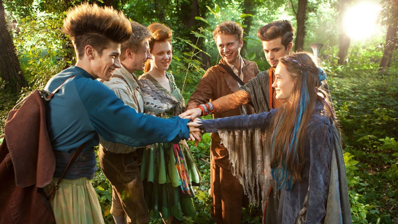 Backdrop for Sechse kommen durch die ganze Welt