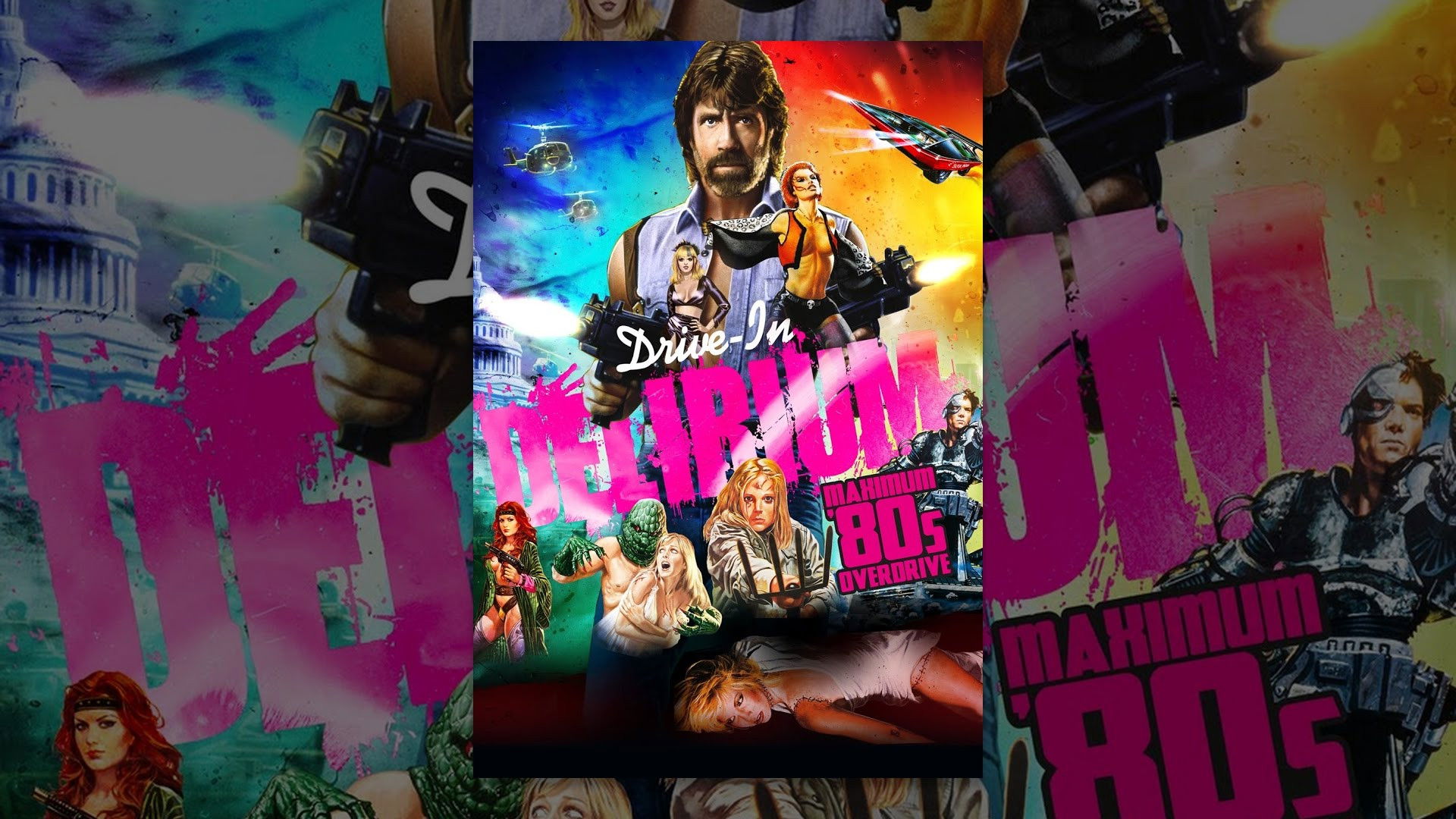 Backdrop for Drive-In Delirium: Maximum 80s Overdrive