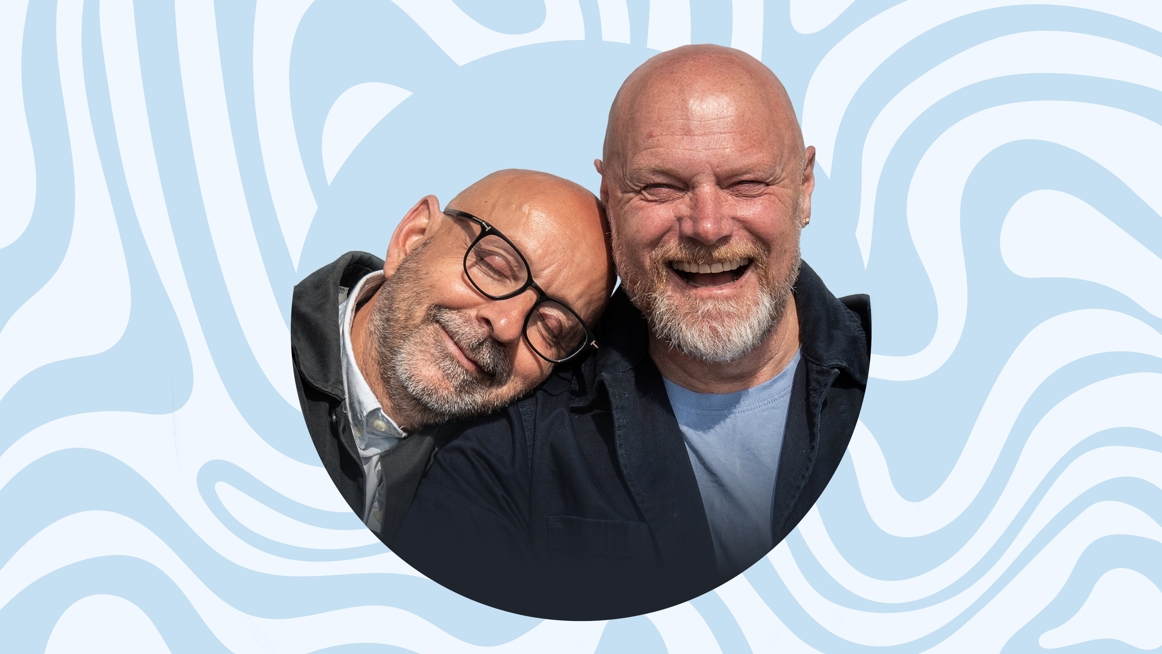 Backdrop for Mads & Møldrup - venner for altid