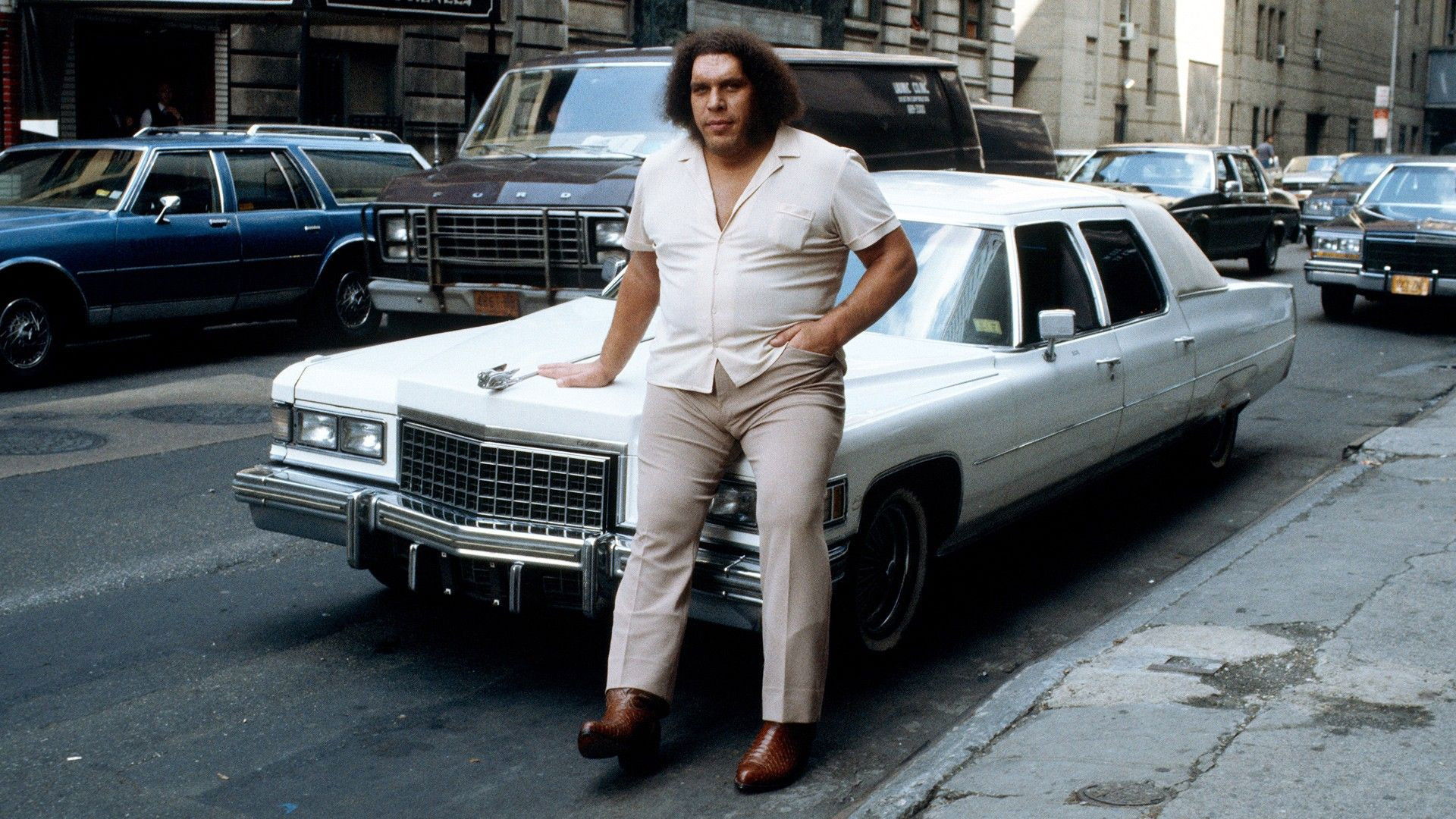 Backdrop for Andre the Giant: Larger than Life