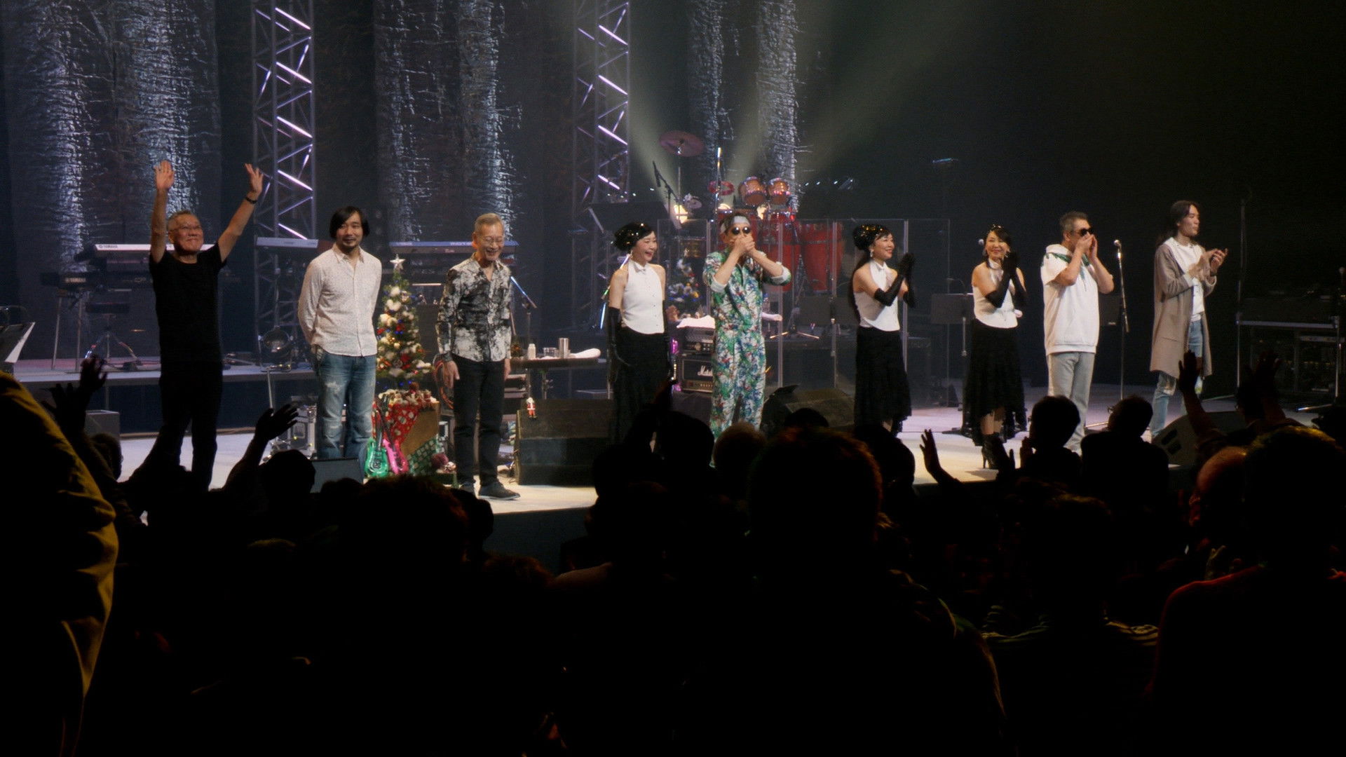 Backdrop for Super Live 2020 - Rainbow Finger Dancin' - Christmas Special