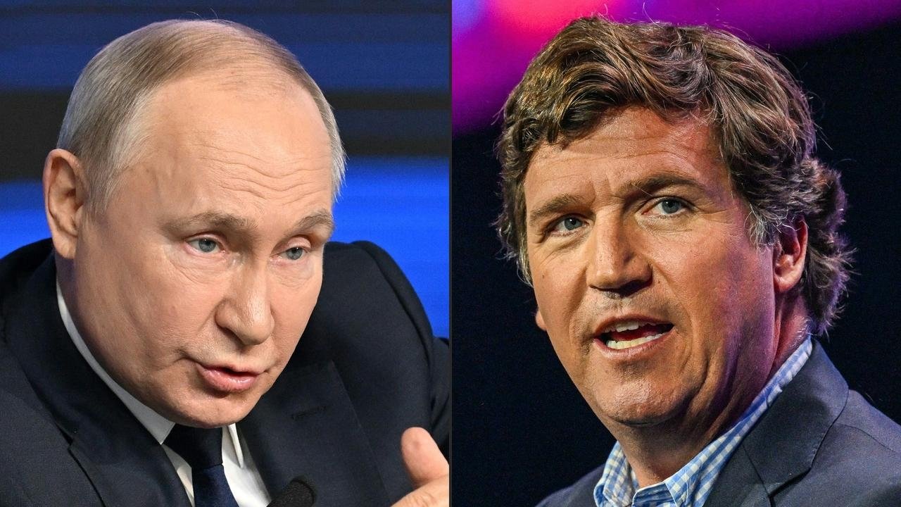 Backdrop for Tucker Carlson: The Vladimir Putin Interview