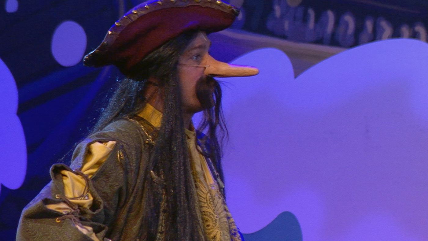 Backdrop for Samson & Gert Christmas Show: Journey to the Ice Palace