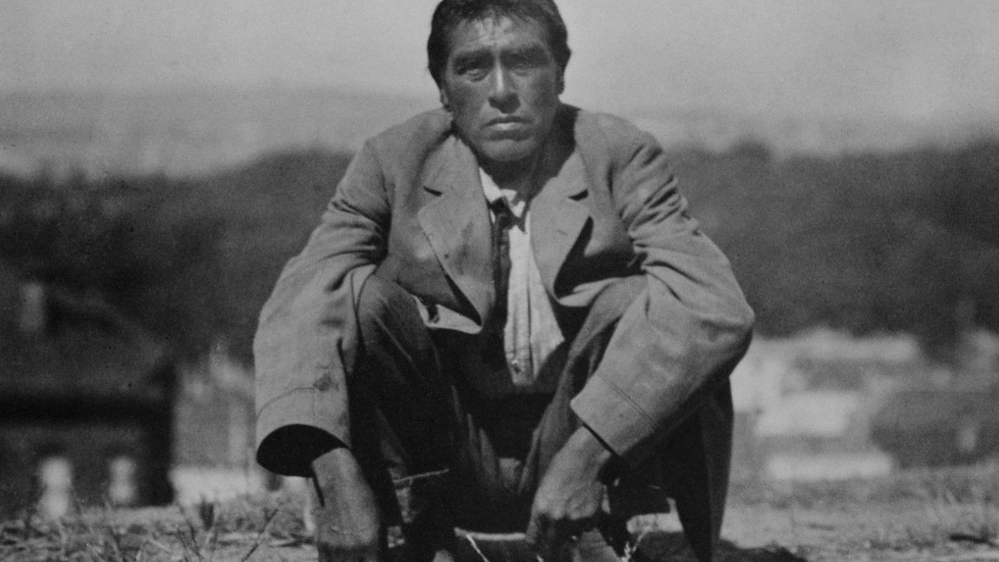 Backdrop for Ishi's Return