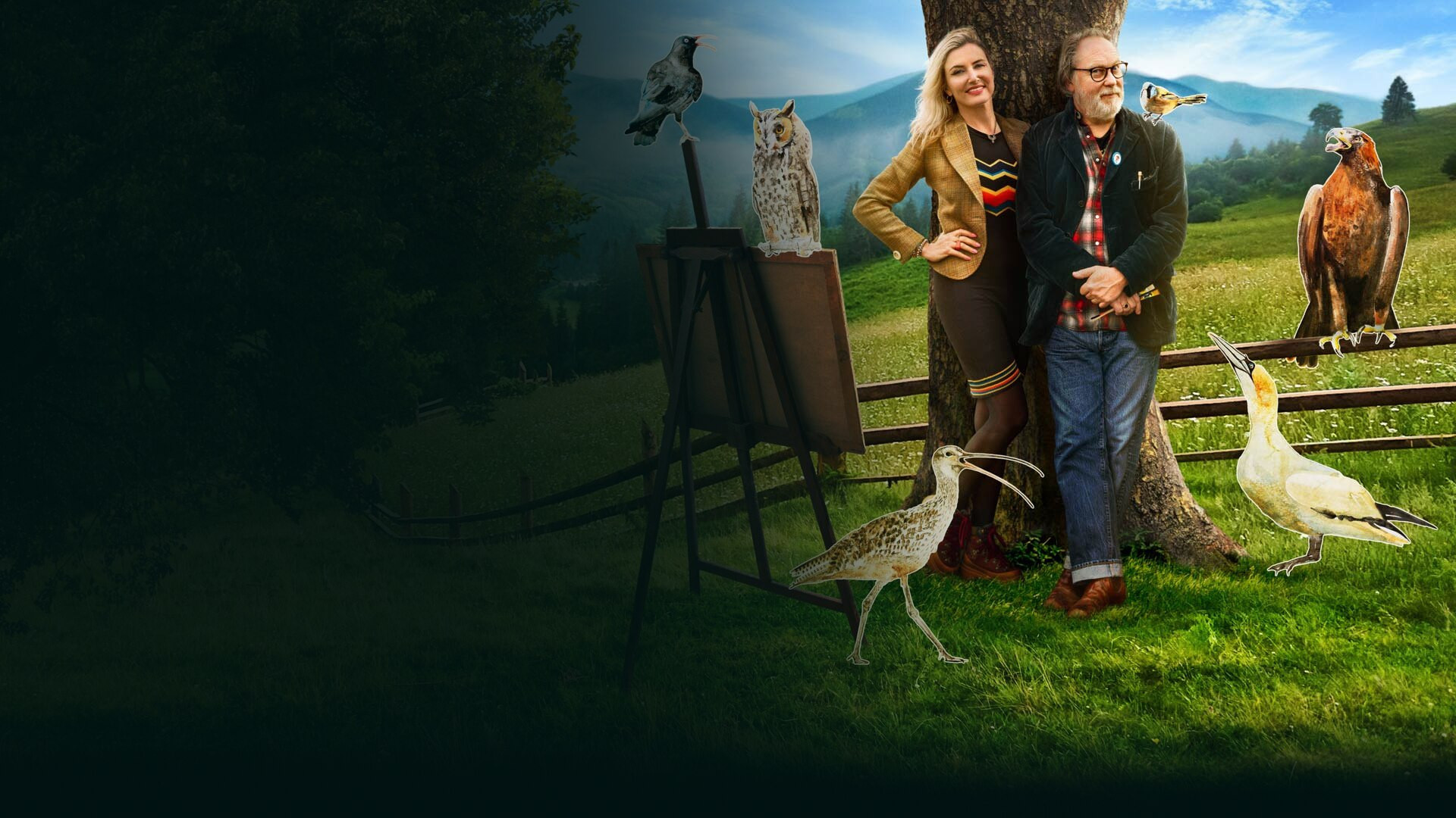 Backdrop for Painting Birds with Jim and Nancy Moir