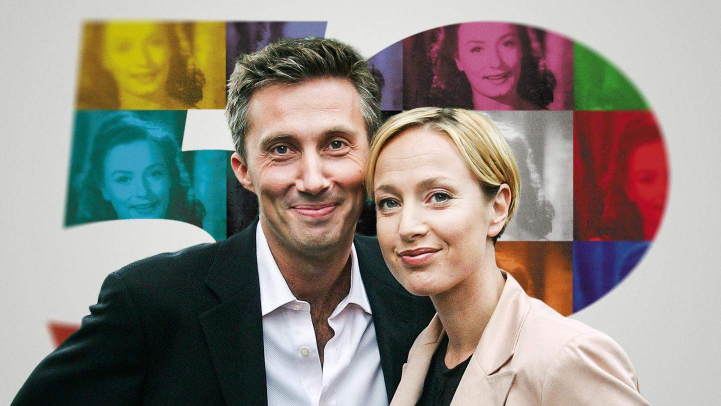 Backdrop for TV-jubilæums show