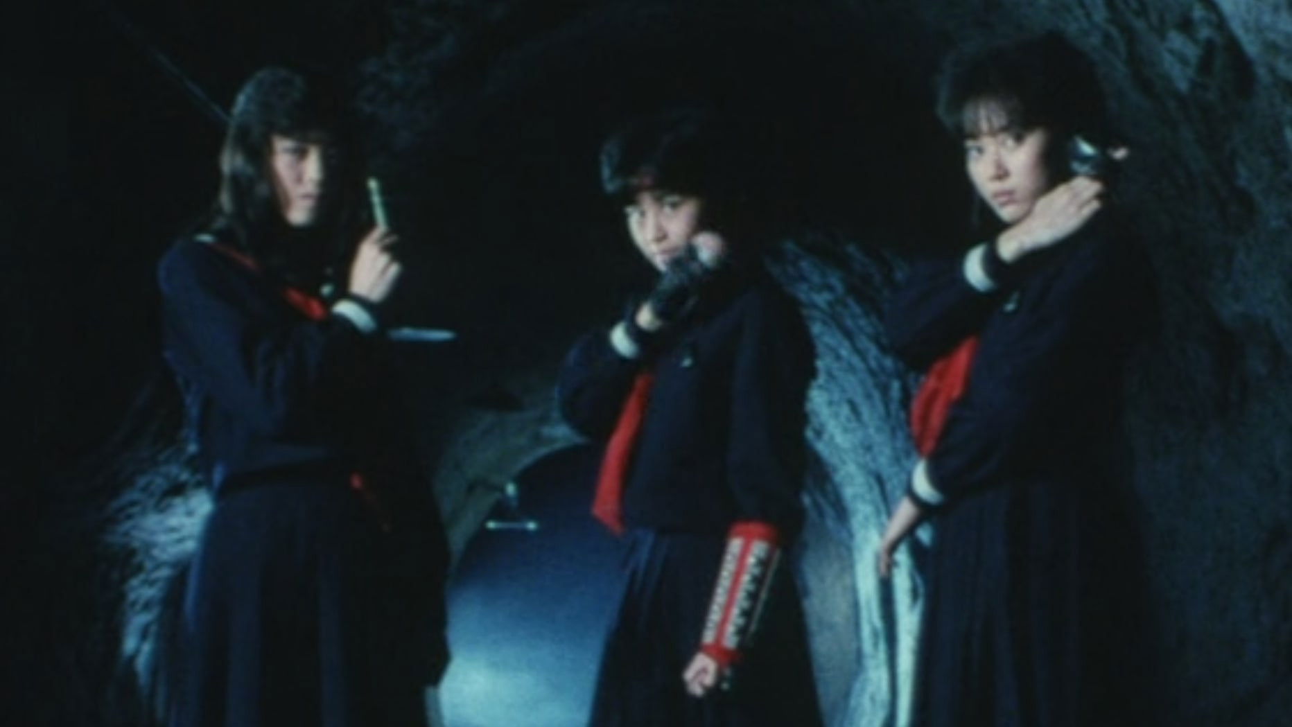 Backdrop for Sukeban Deka III: The Three Sisters' Most Dangerous Journey, Eight Deadly Traps