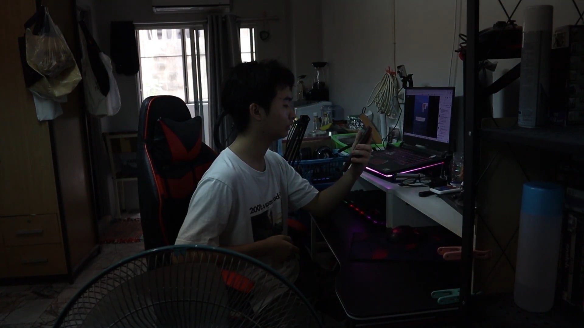 Backdrop for One Man's Film