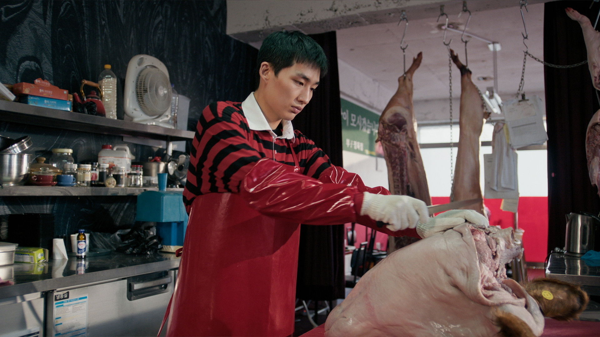 Backdrop for The Only Child in the Butchery