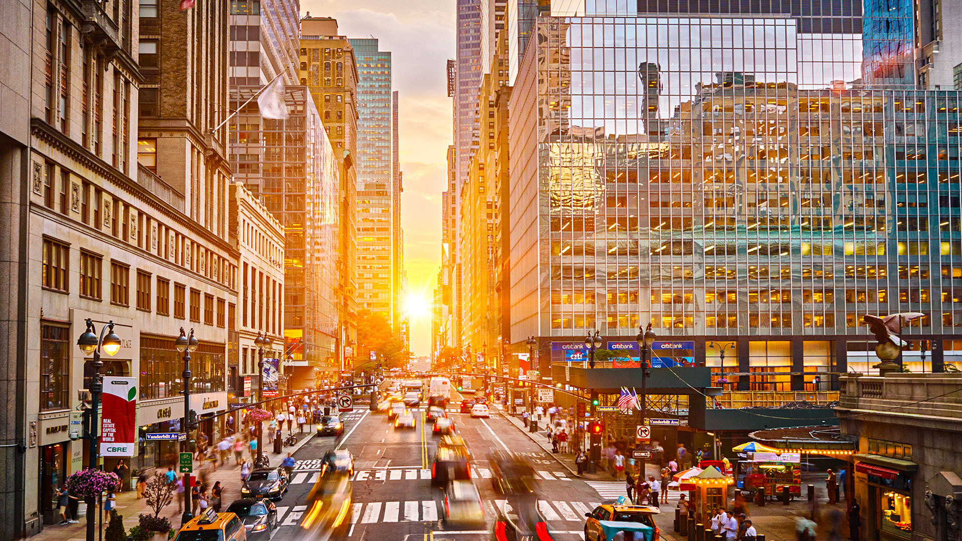 Backdrop for New York: The City That Never Sleeps