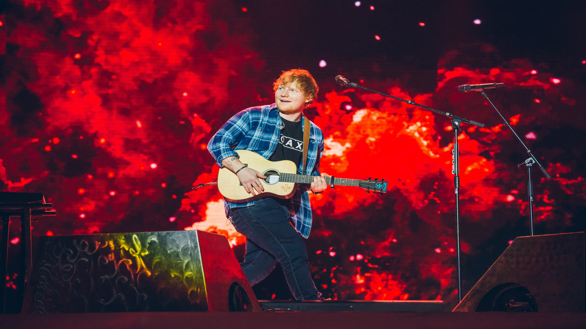 Backdrop for Ed Sheeran - Jingle Ball 2021