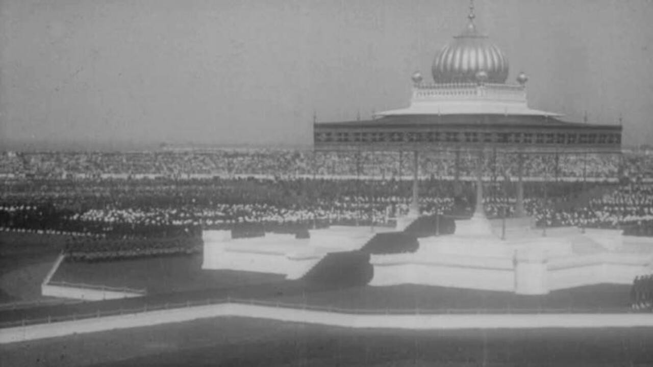 Backdrop for Delhi Durbar and Coronation