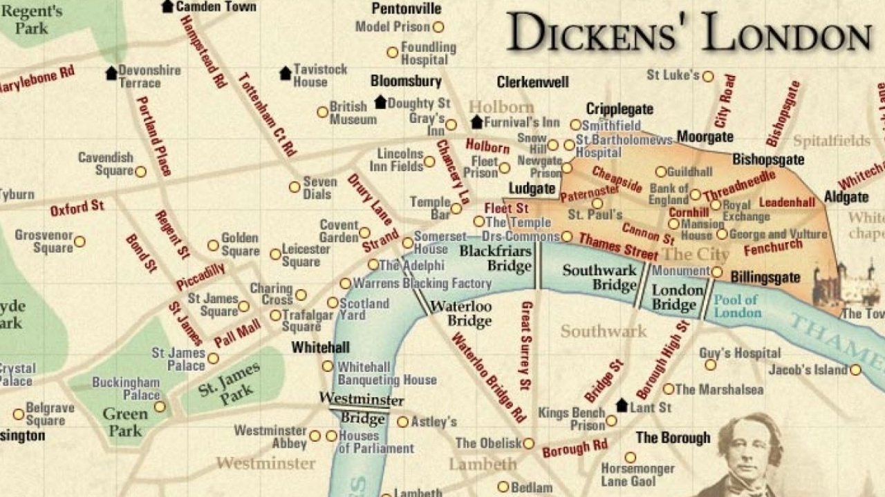 Backdrop for Dickens of London