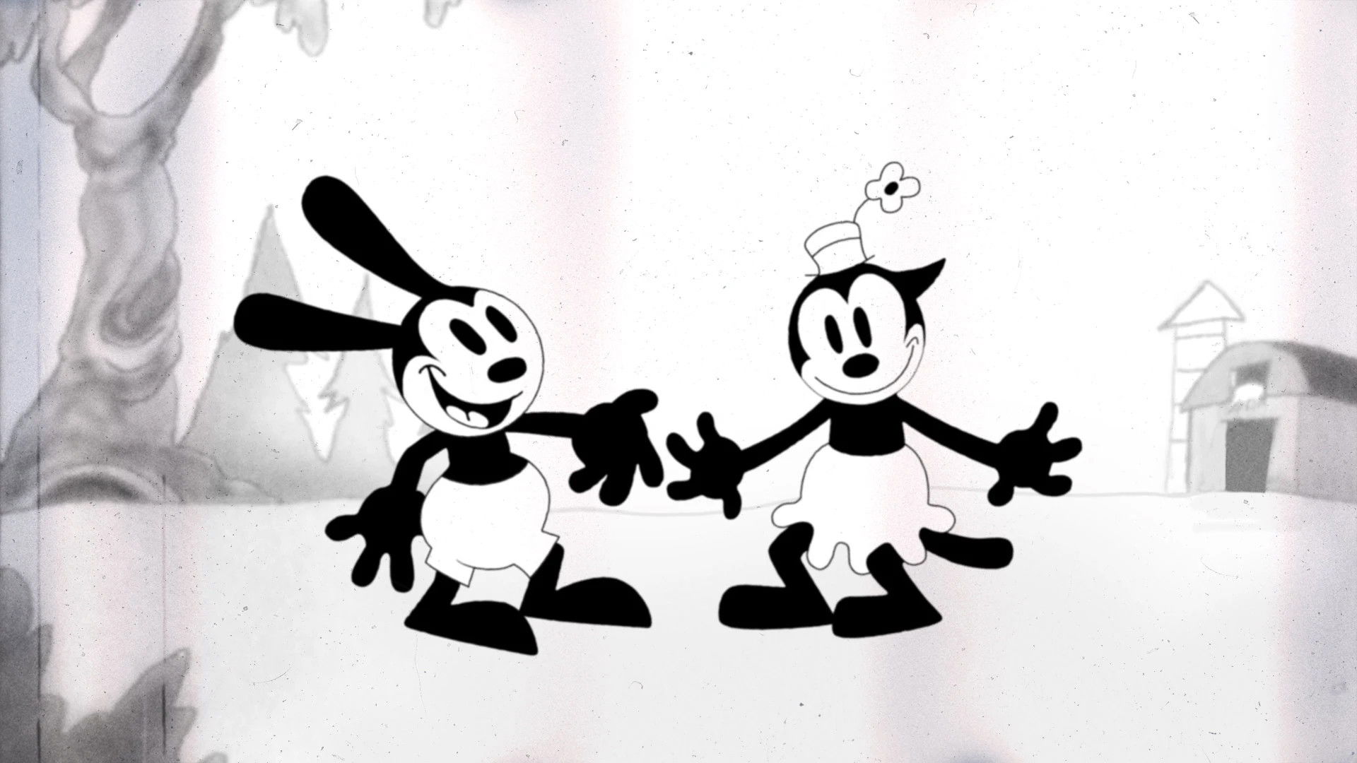 Backdrop for Oswald the Lucky Rabbit