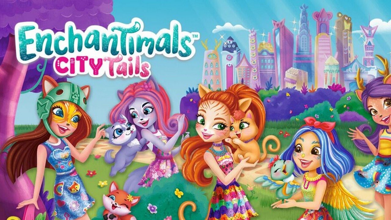 Backdrop for Enchantimals City Tails