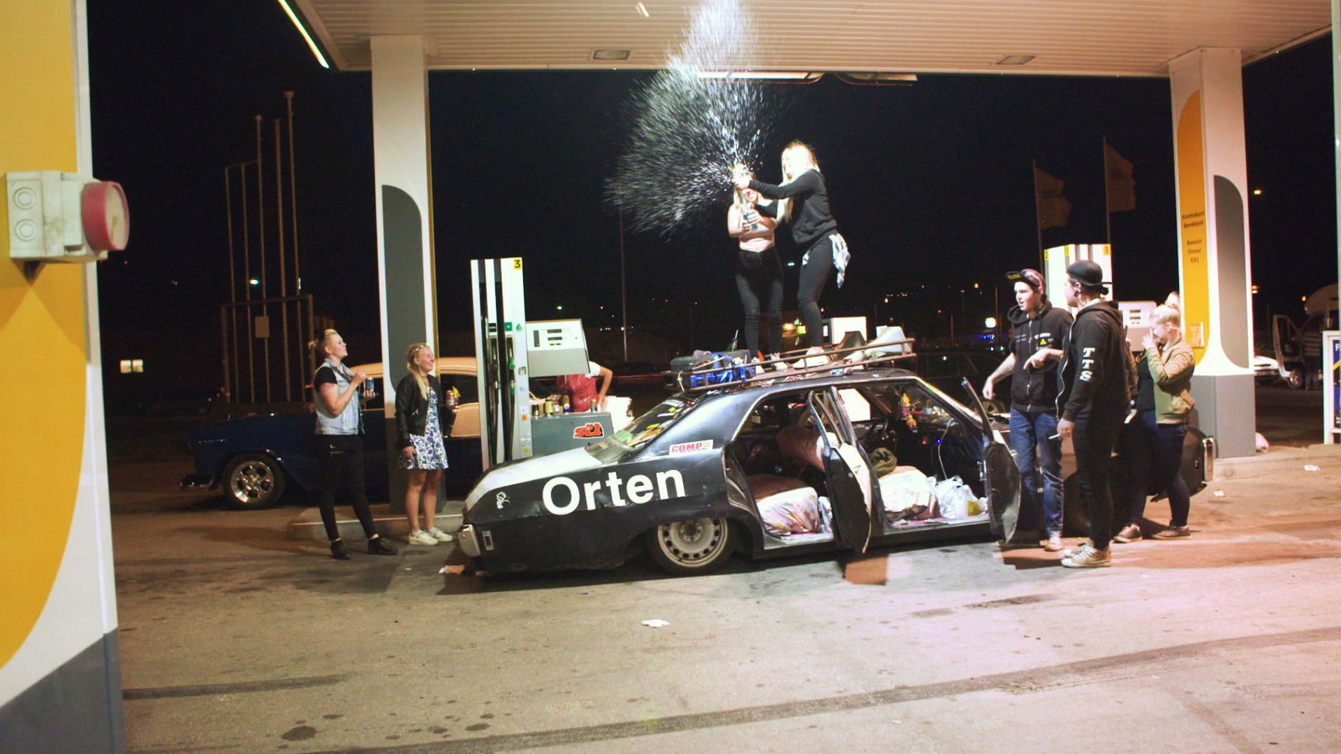 Backdrop for Swedish Greasers