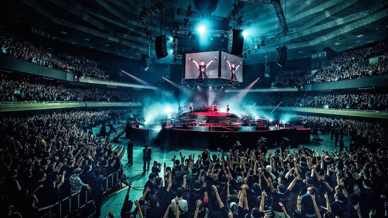 Backdrop for BABYMETAL Live at Budokan - Red Night - LEGEND Corset Festival Extra - APOCALYPSE