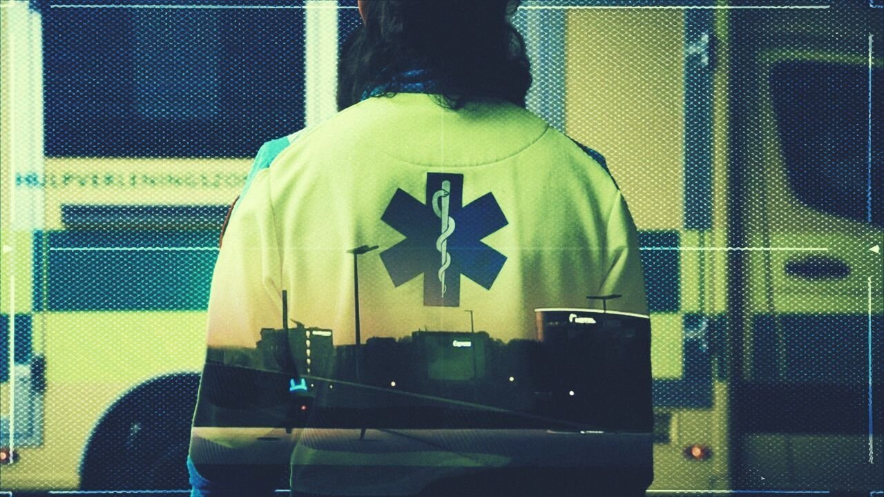 Backdrop for 112 Hulp is onderweg