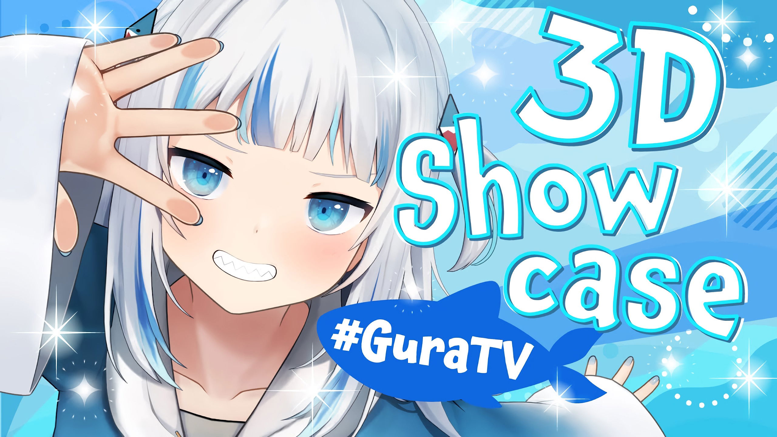 Backdrop for Gawr Gura 3D SHOWCASE - GuraTV
