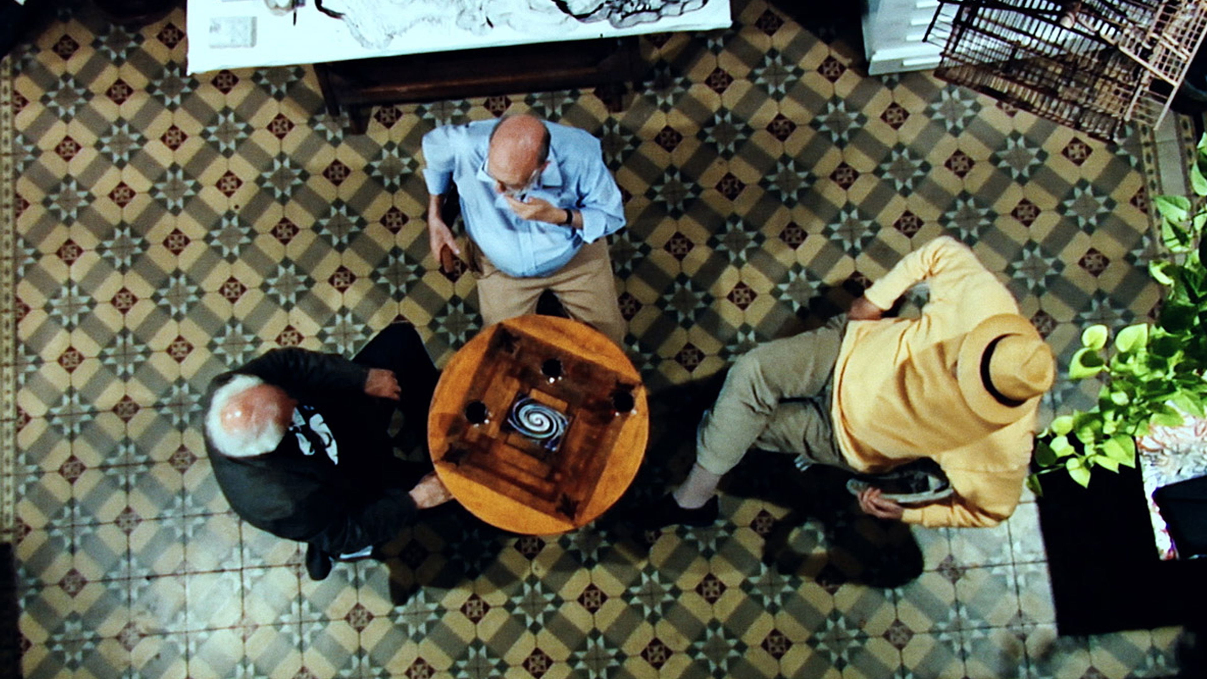 Backdrop for Three in the Drift of the Creative Act