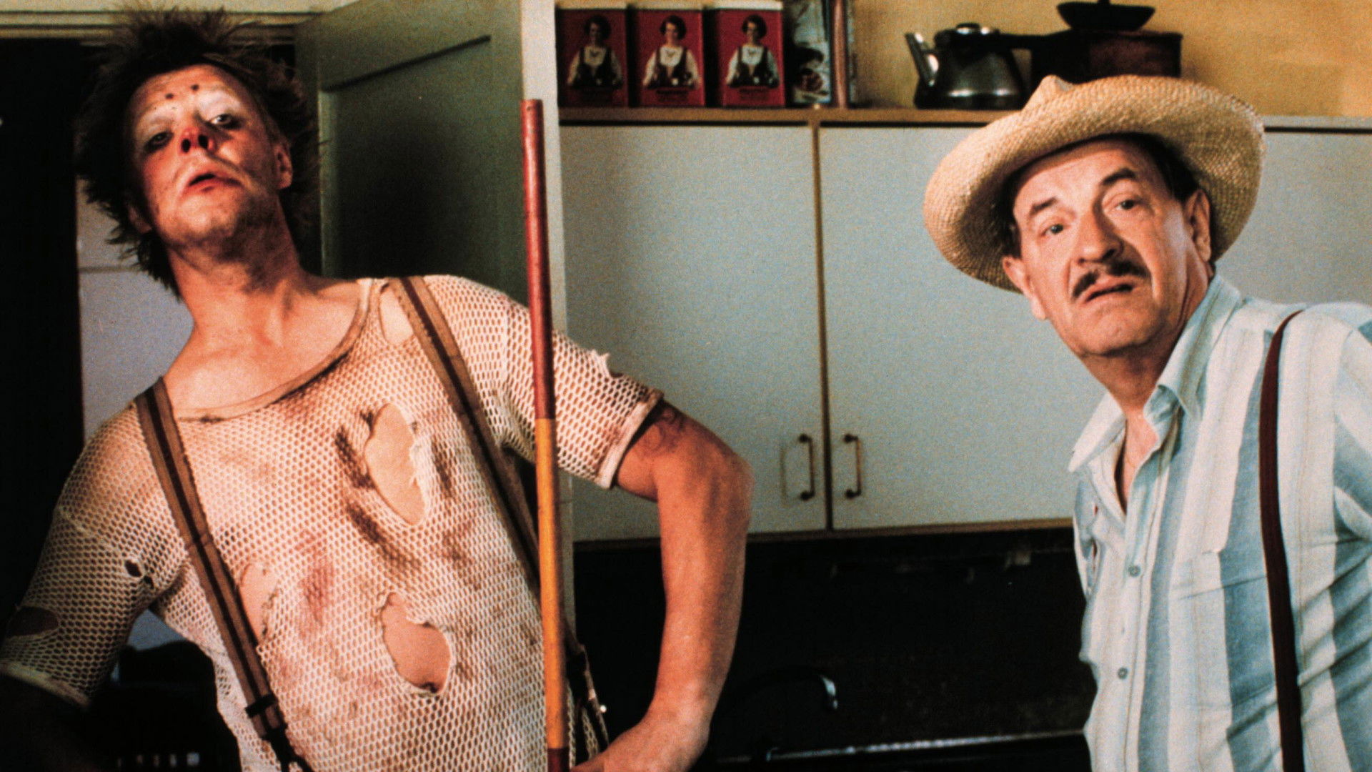 Backdrop for Uuno Turhapuro muuttaa maalle