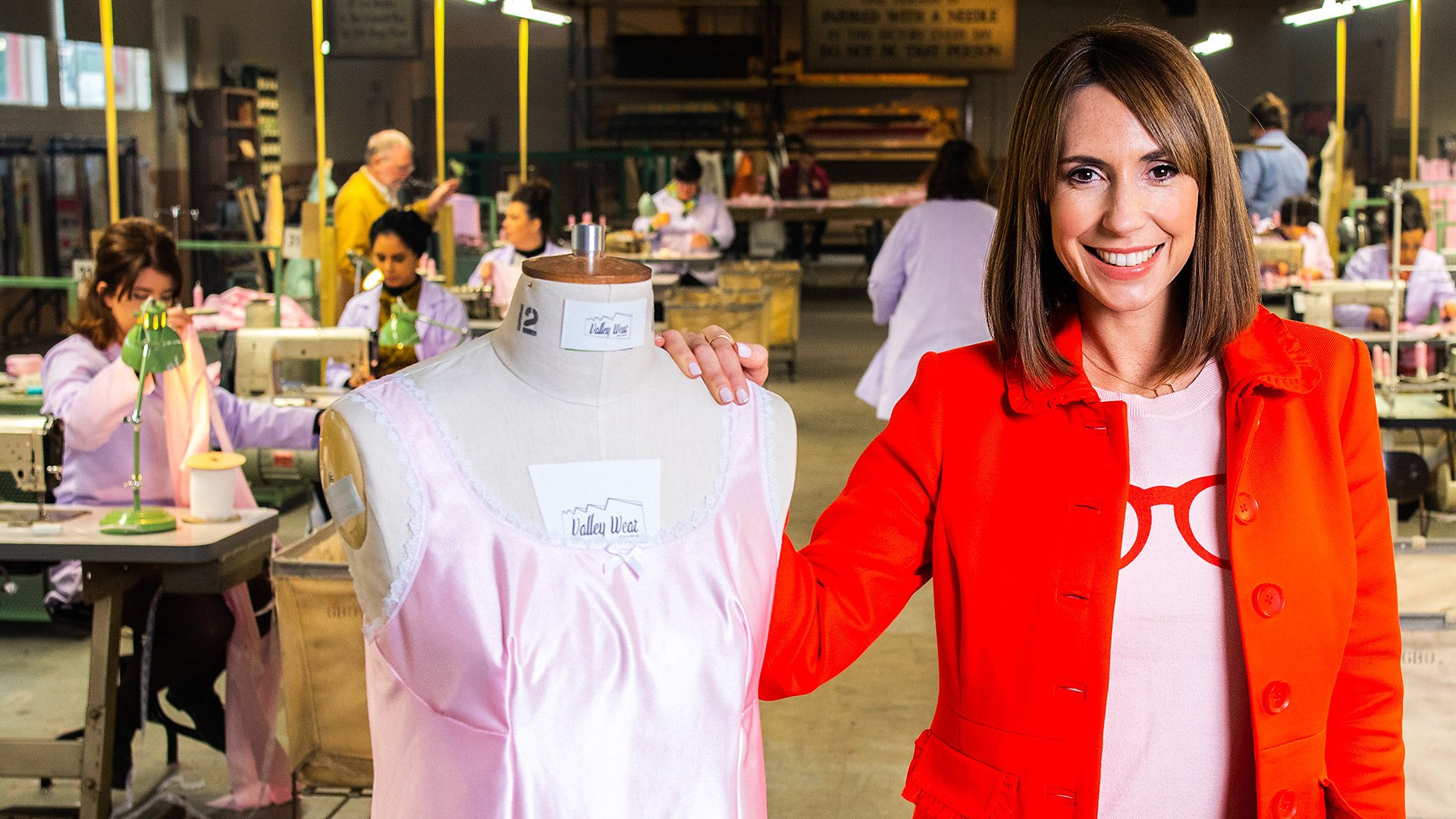 Backdrop for Back in Time for the Factory