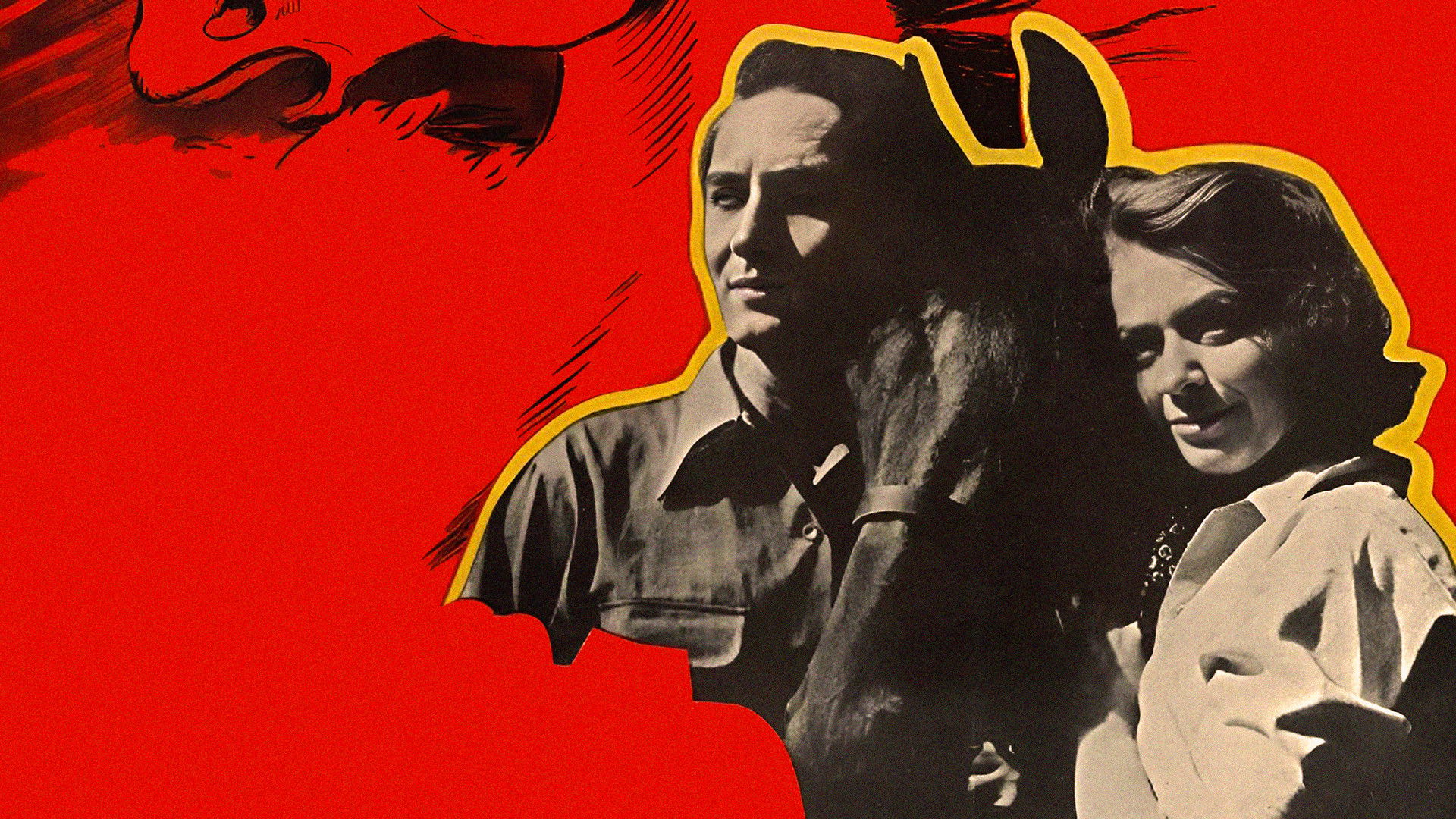 Backdrop for De röda hästarna