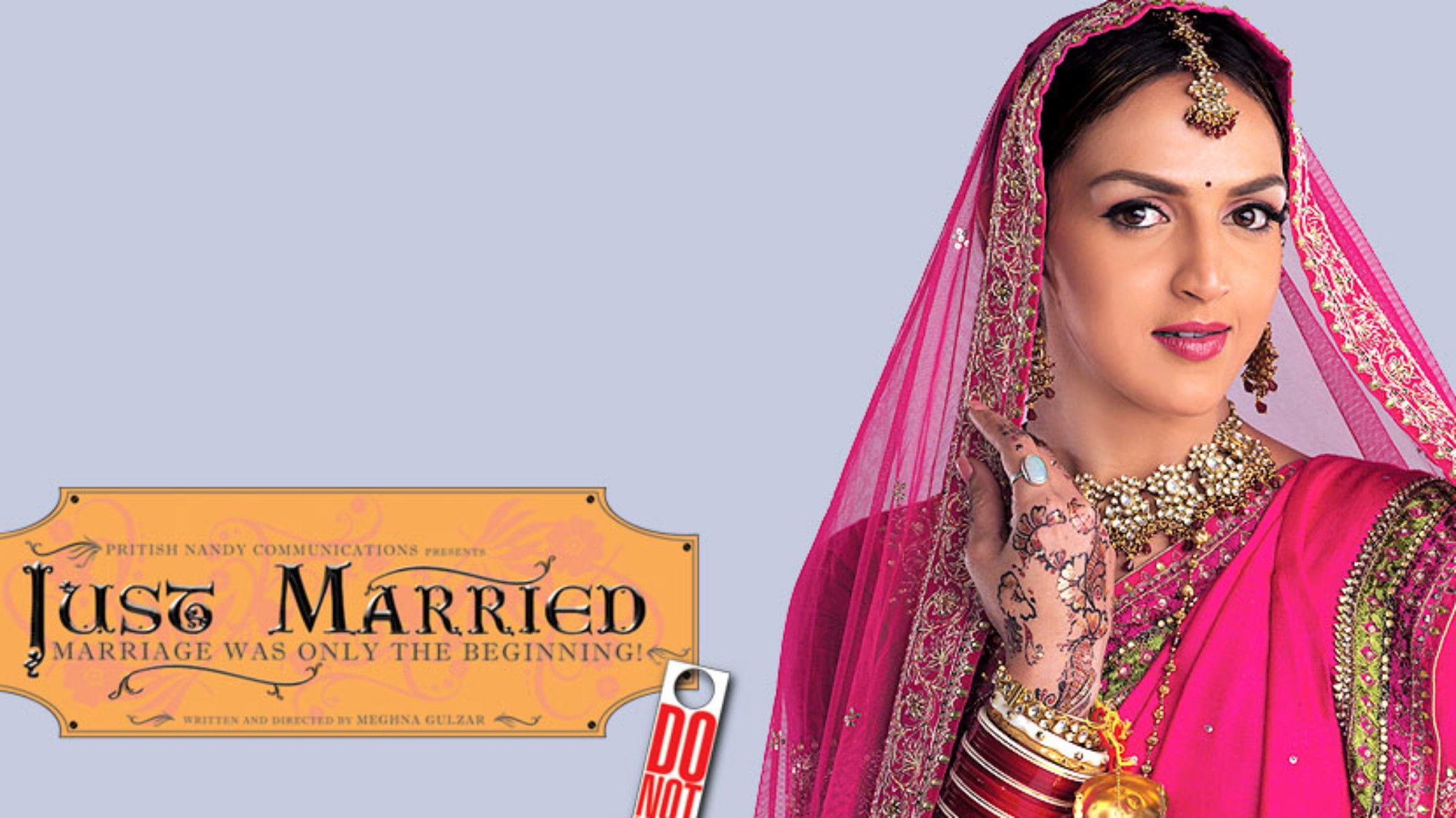 Backdrop for Just Married