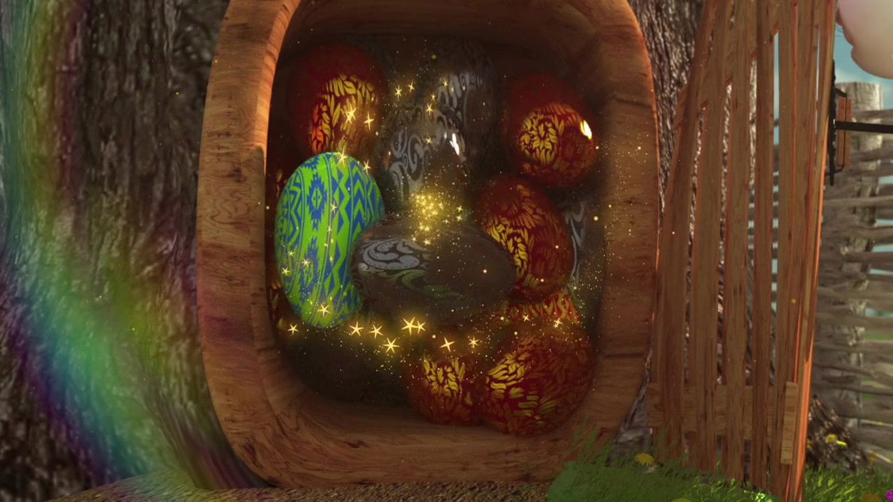 Backdrop for Easter Land