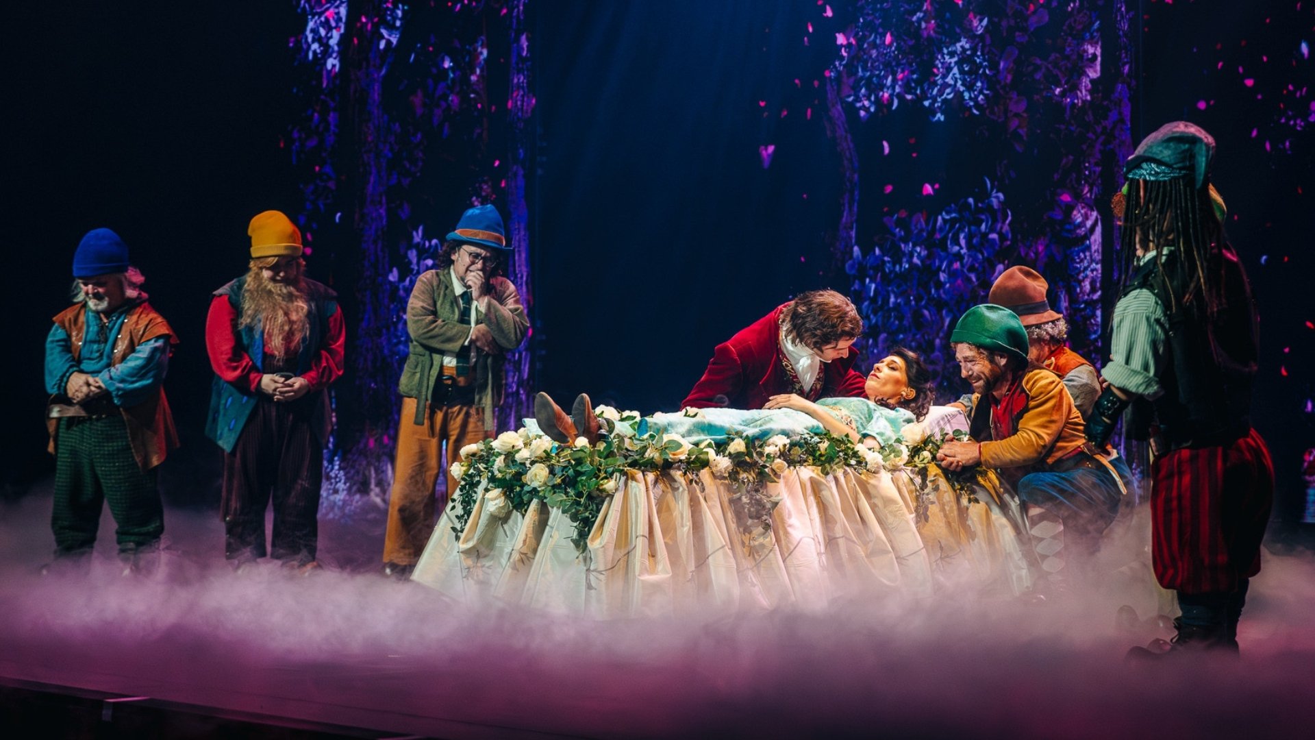 Backdrop for Snow White The Musical