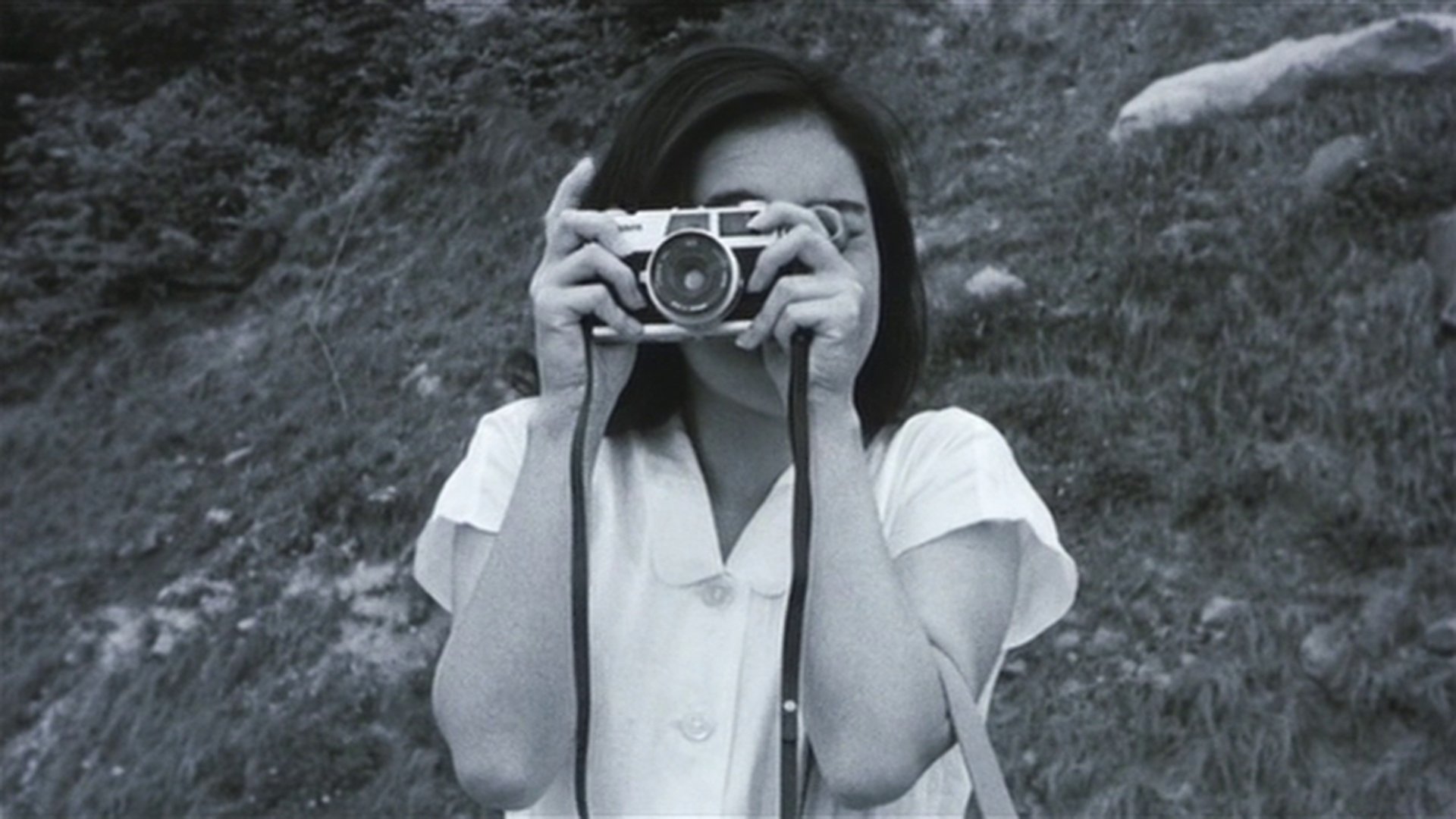 Backdrop for His Motorbike, Her Island