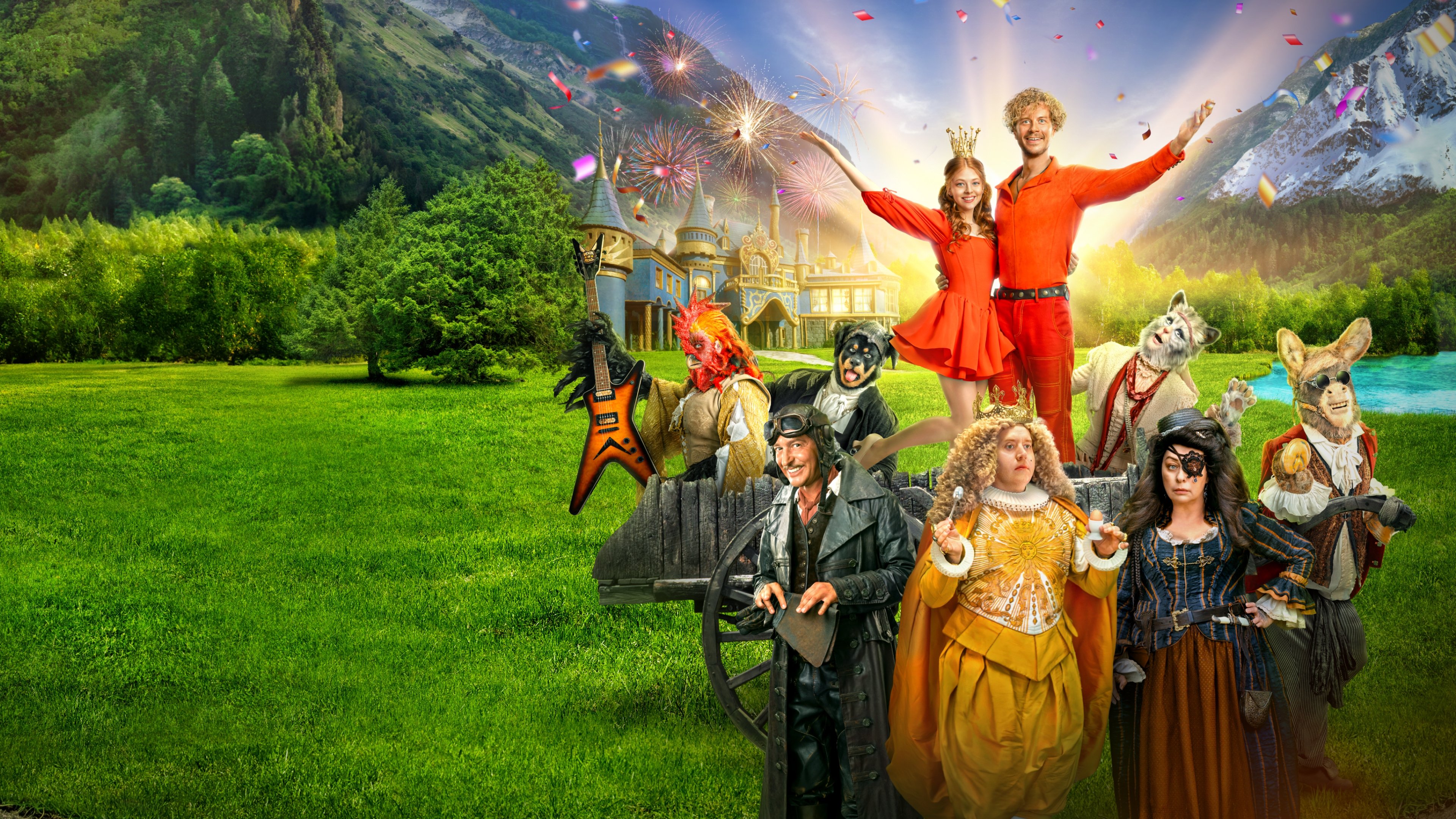 Backdrop for The Bremen Town Musicians