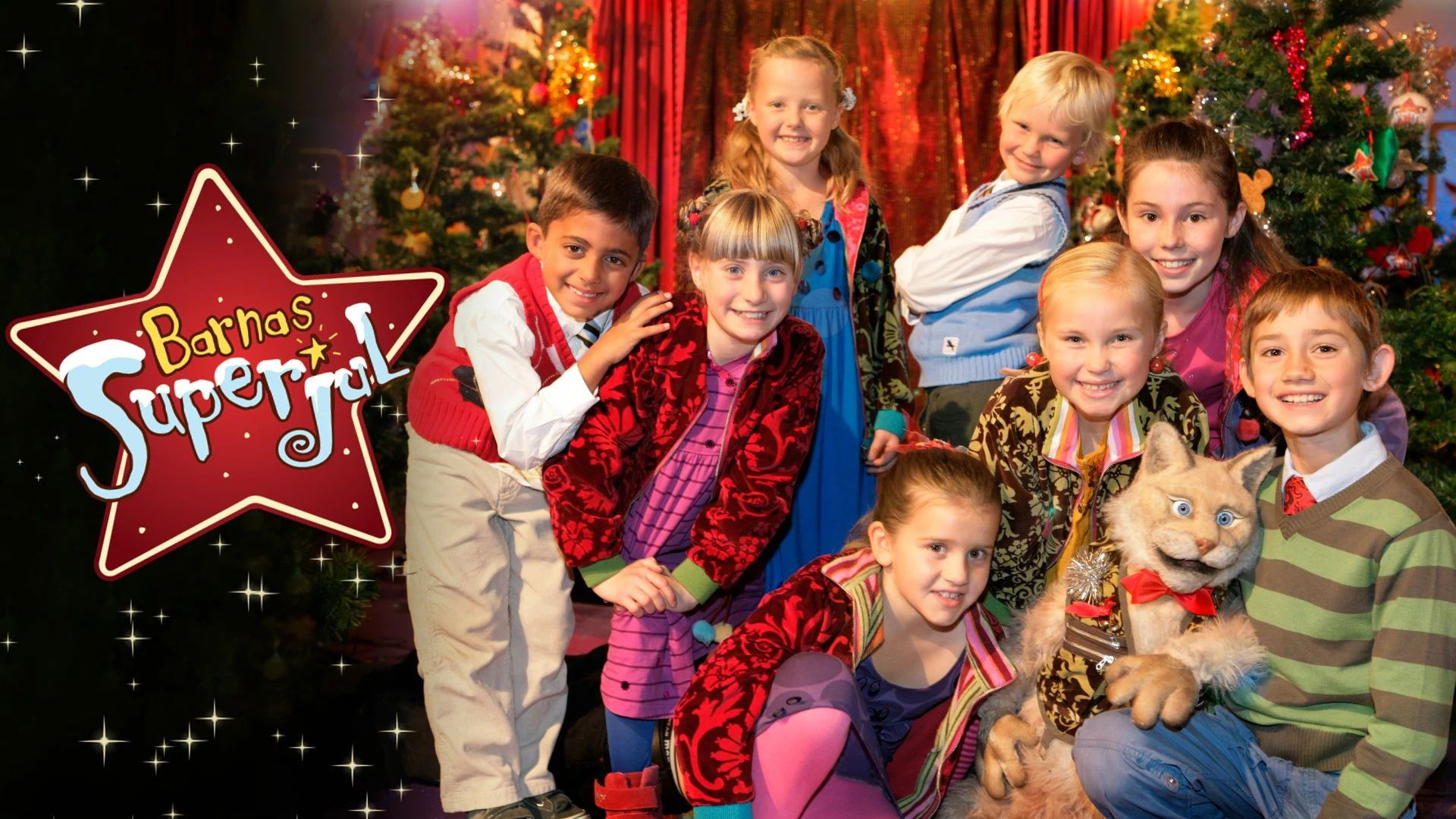 Backdrop for Children's Super Christmas