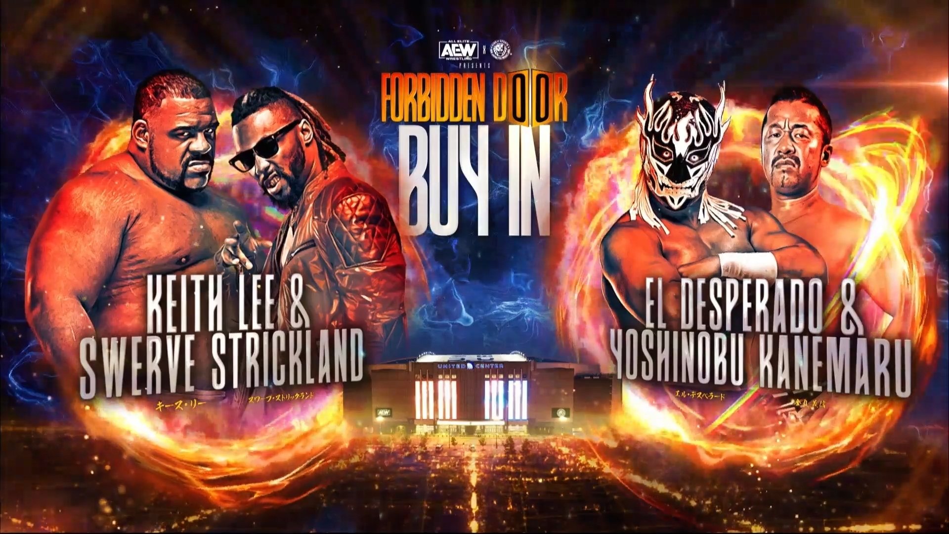 Backdrop for AEW x NJPW Presents Forbidden Door 2022: The Buy-In