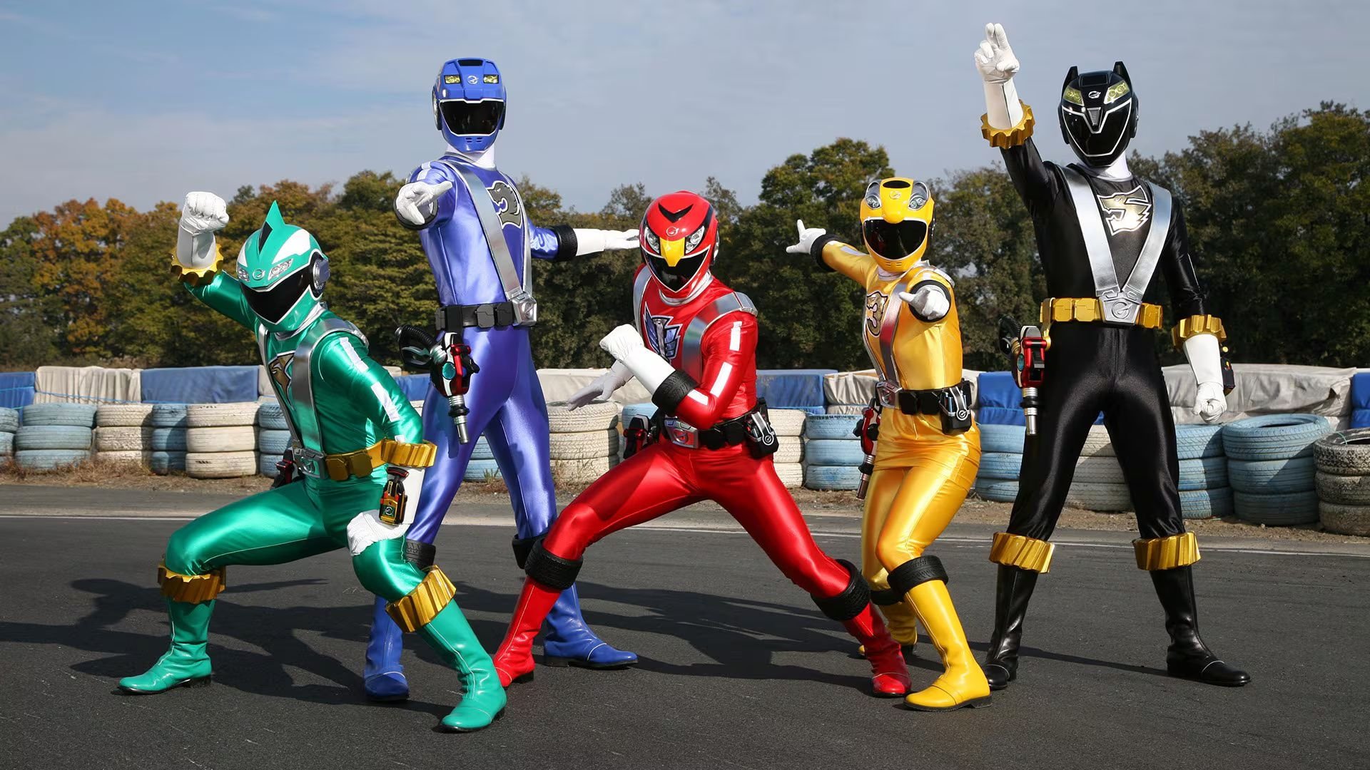 Backdrop for Engine Sentai Go-Onger