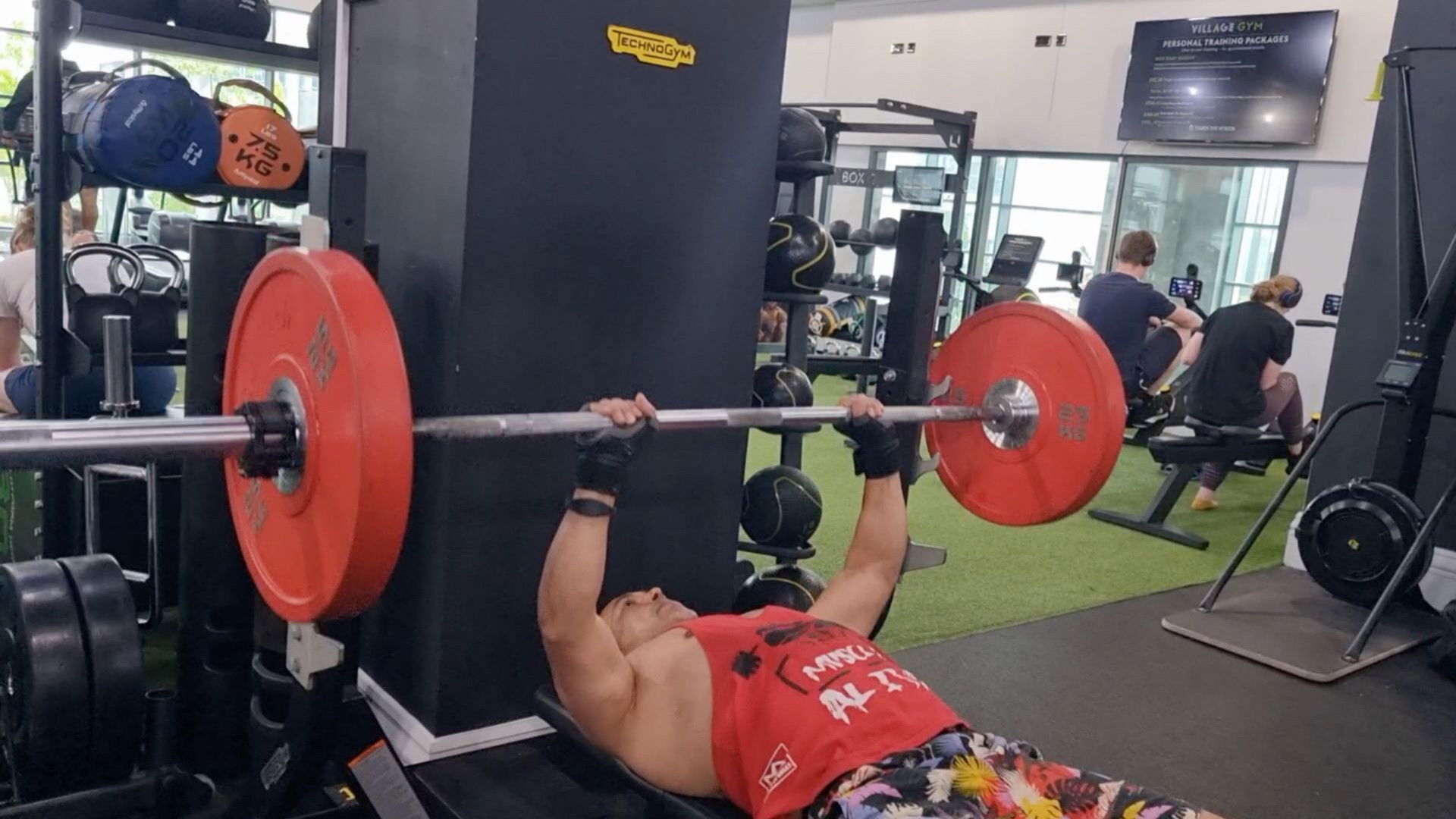 Backdrop for Village Gym