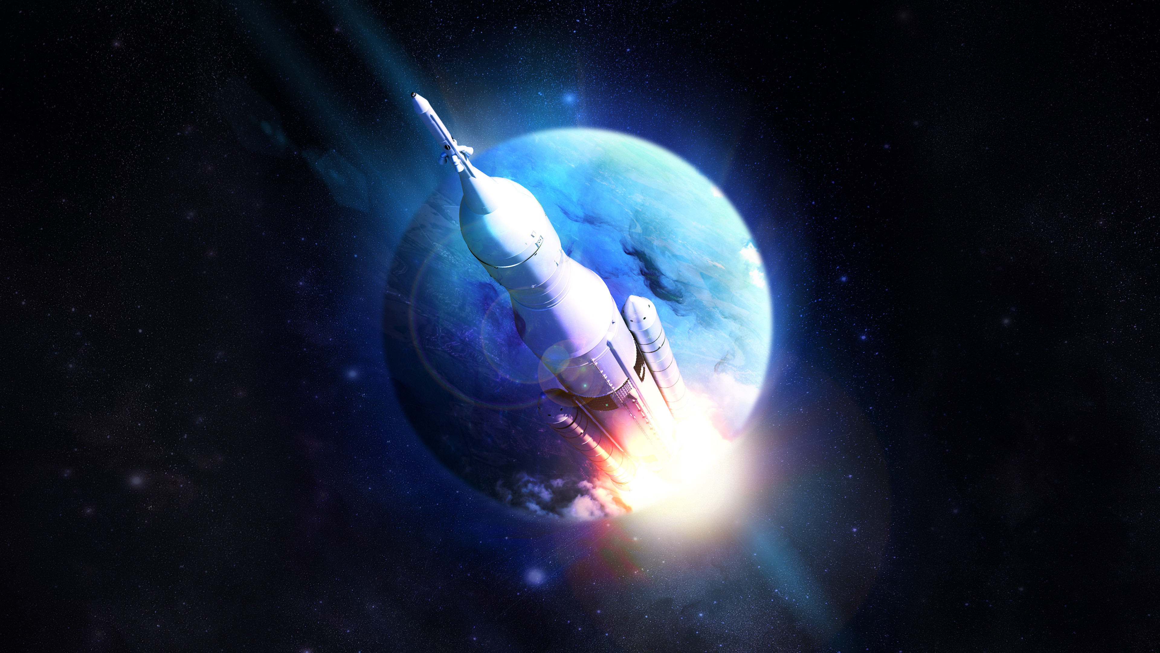 Backdrop for Above and Beyond: NASA's Journey to Tomorrow