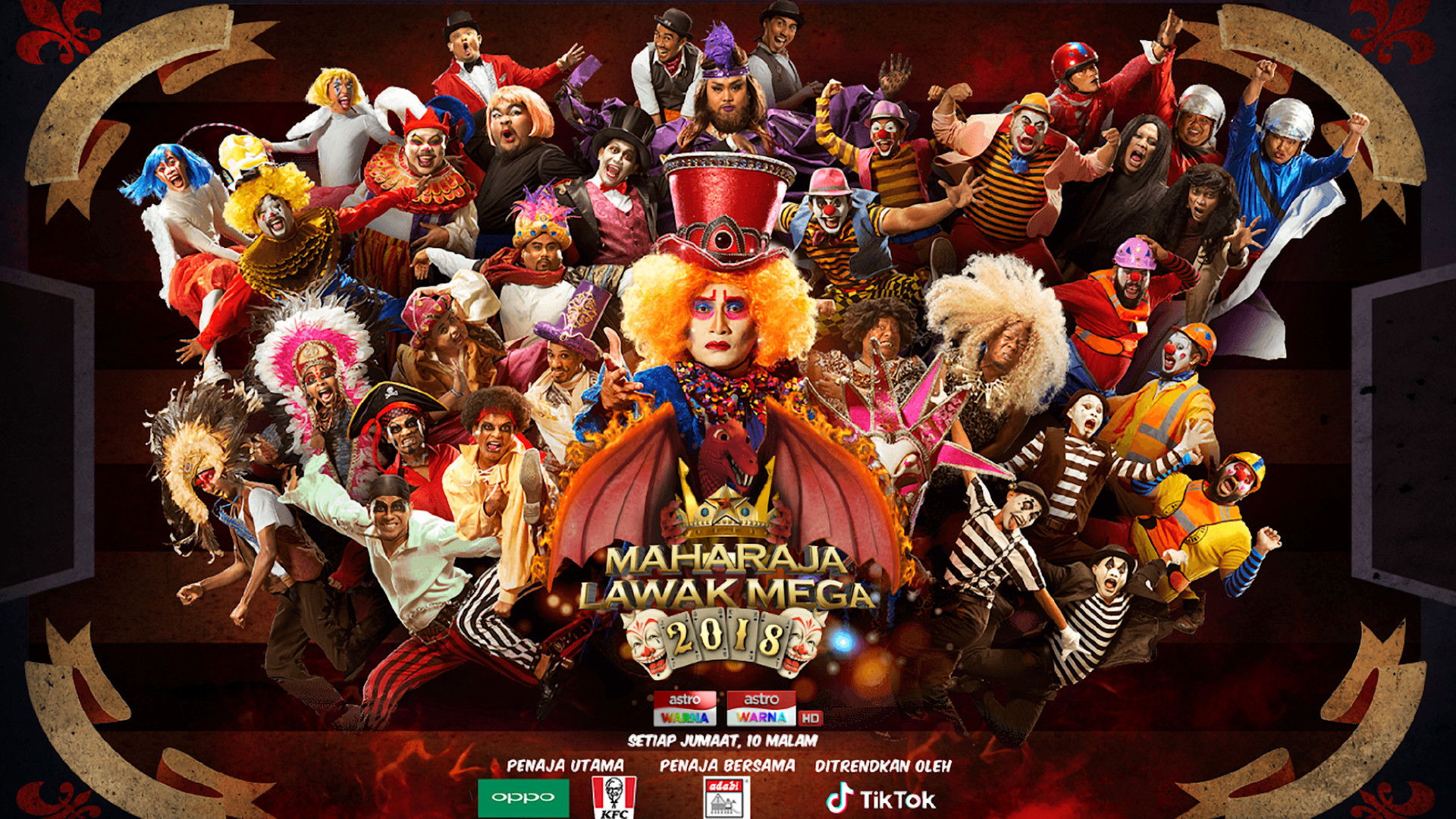 Backdrop for Maharaja Lawak Mega