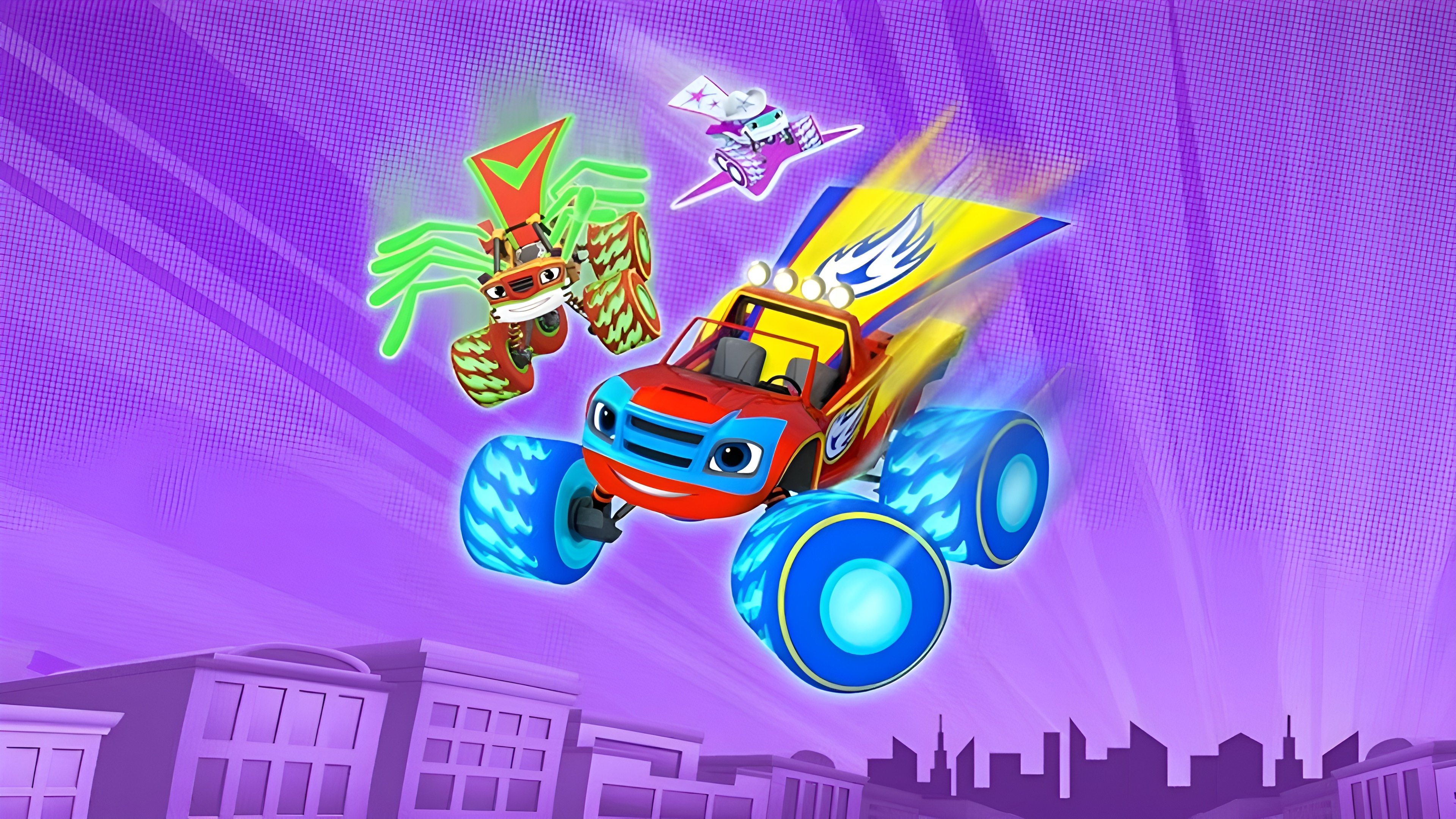 Backdrop for Blaze and the Monster Machines: Super Wheels
