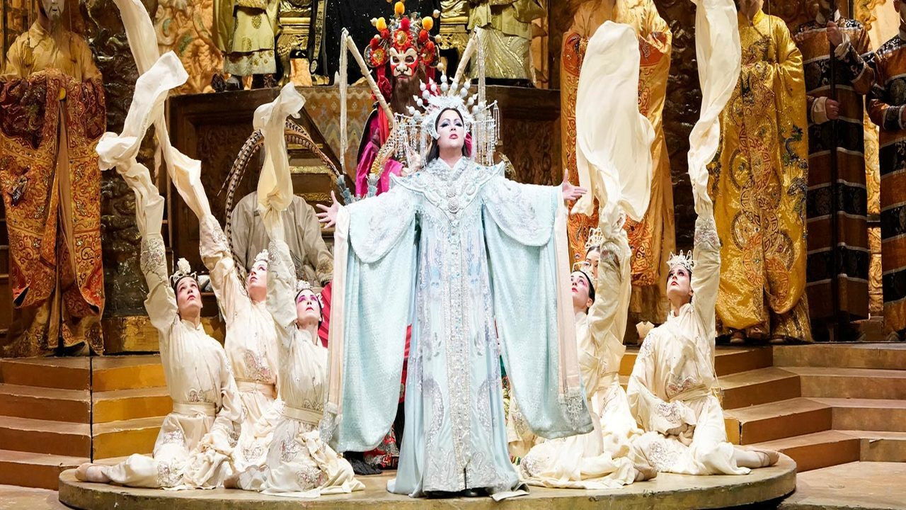 Backdrop for The Metropolitan Opera: Turandot