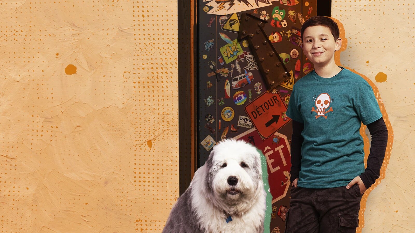 Backdrop for Défense d’entrer!