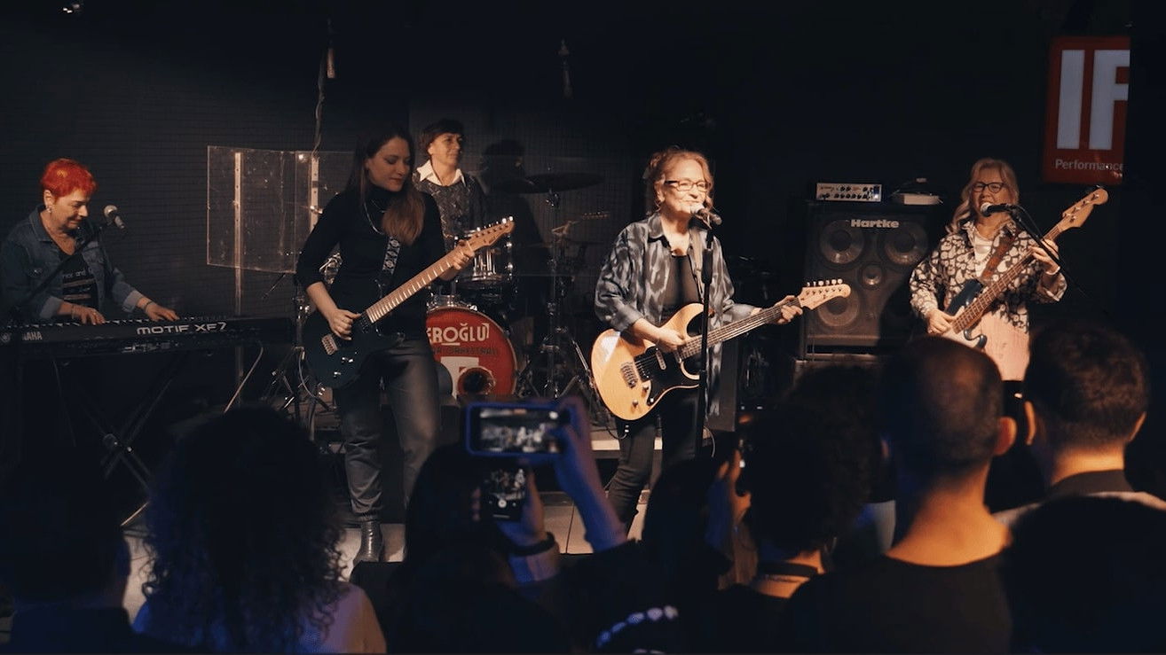 Backdrop for Searching for the Band