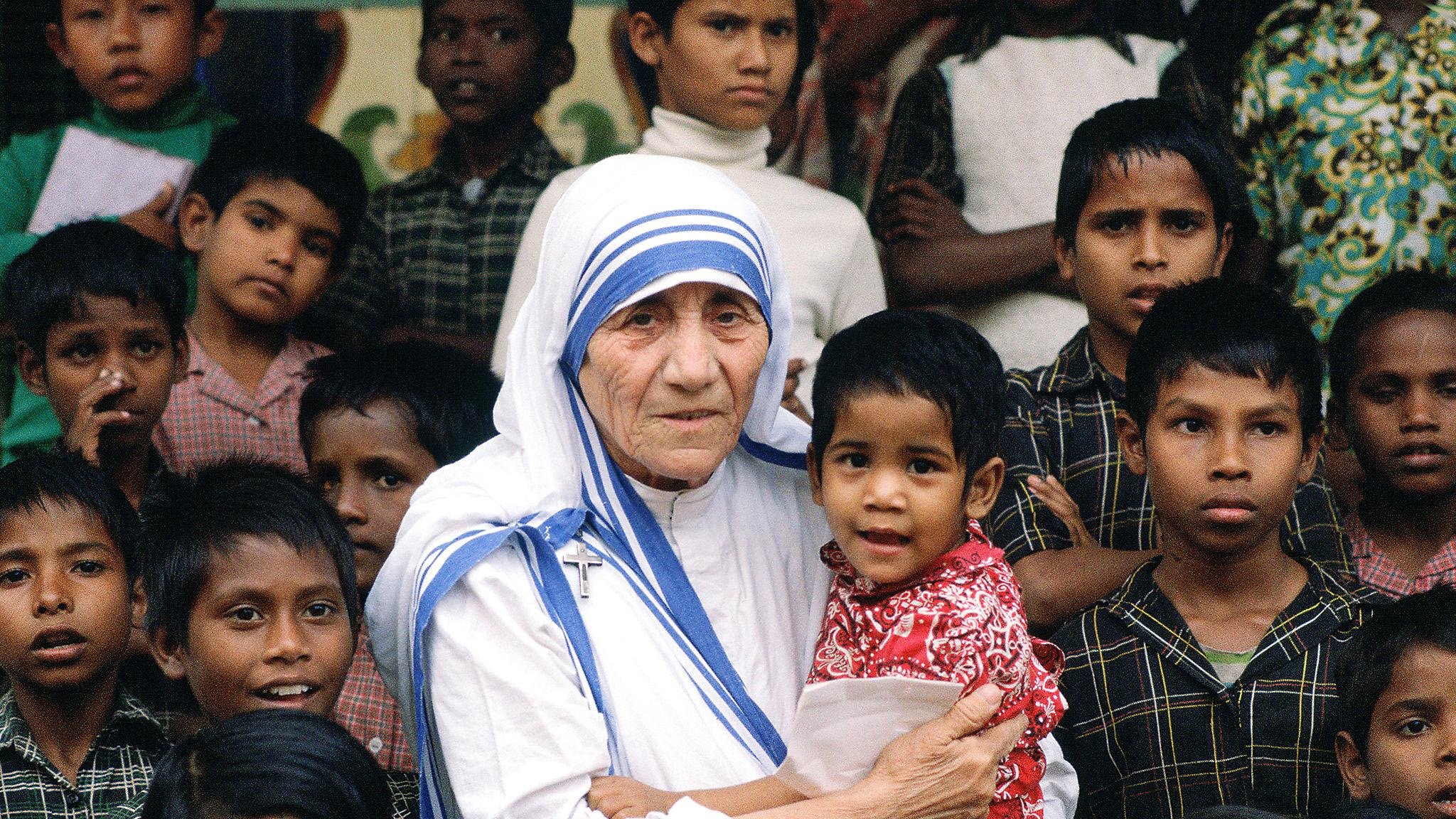 Backdrop for Mother Teresa: For the Love of God?